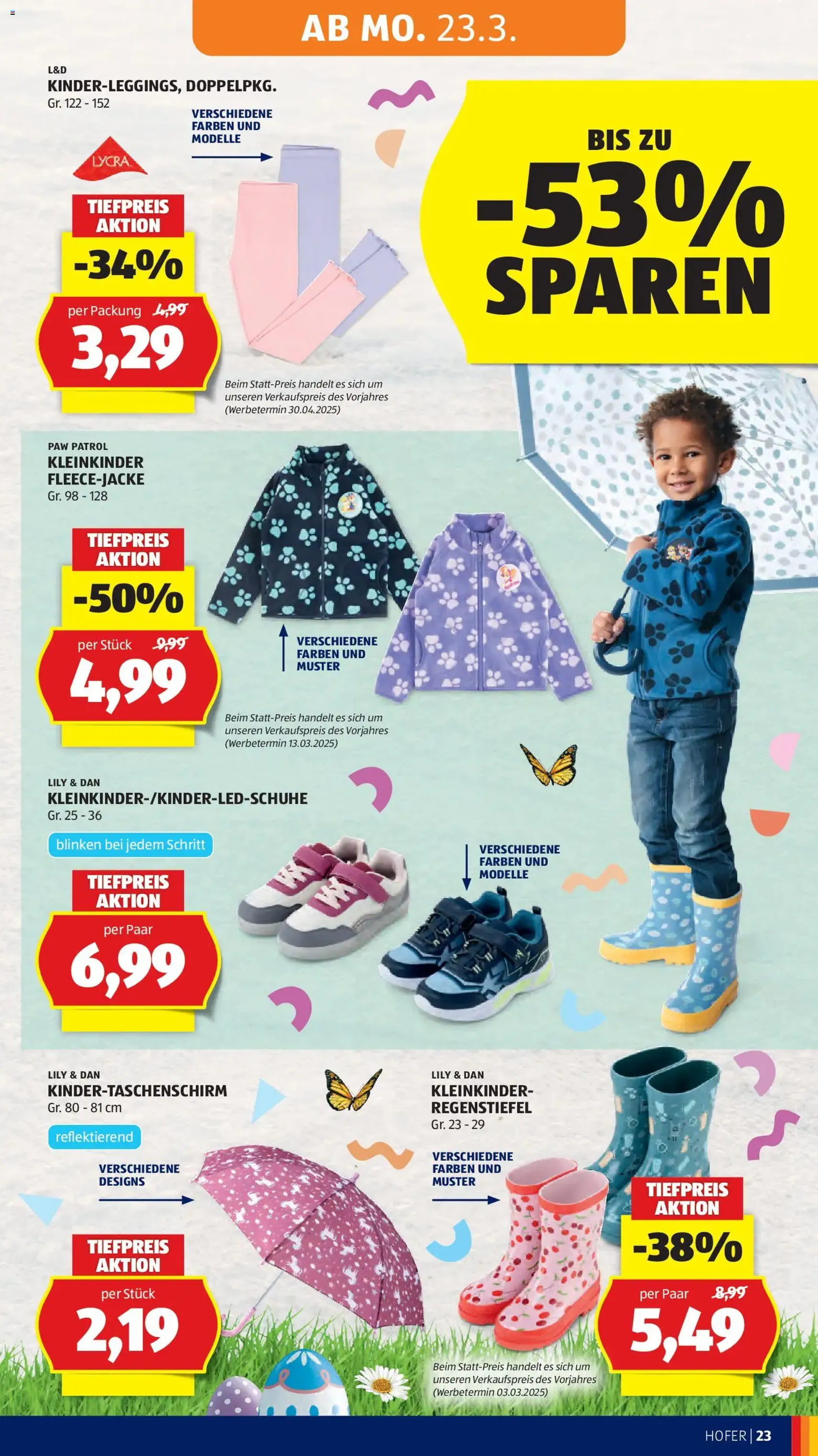 Hofer Flugblatt - Gültiger Prospekt ab 23.03.2026, Seite 31 von insgesamt 49