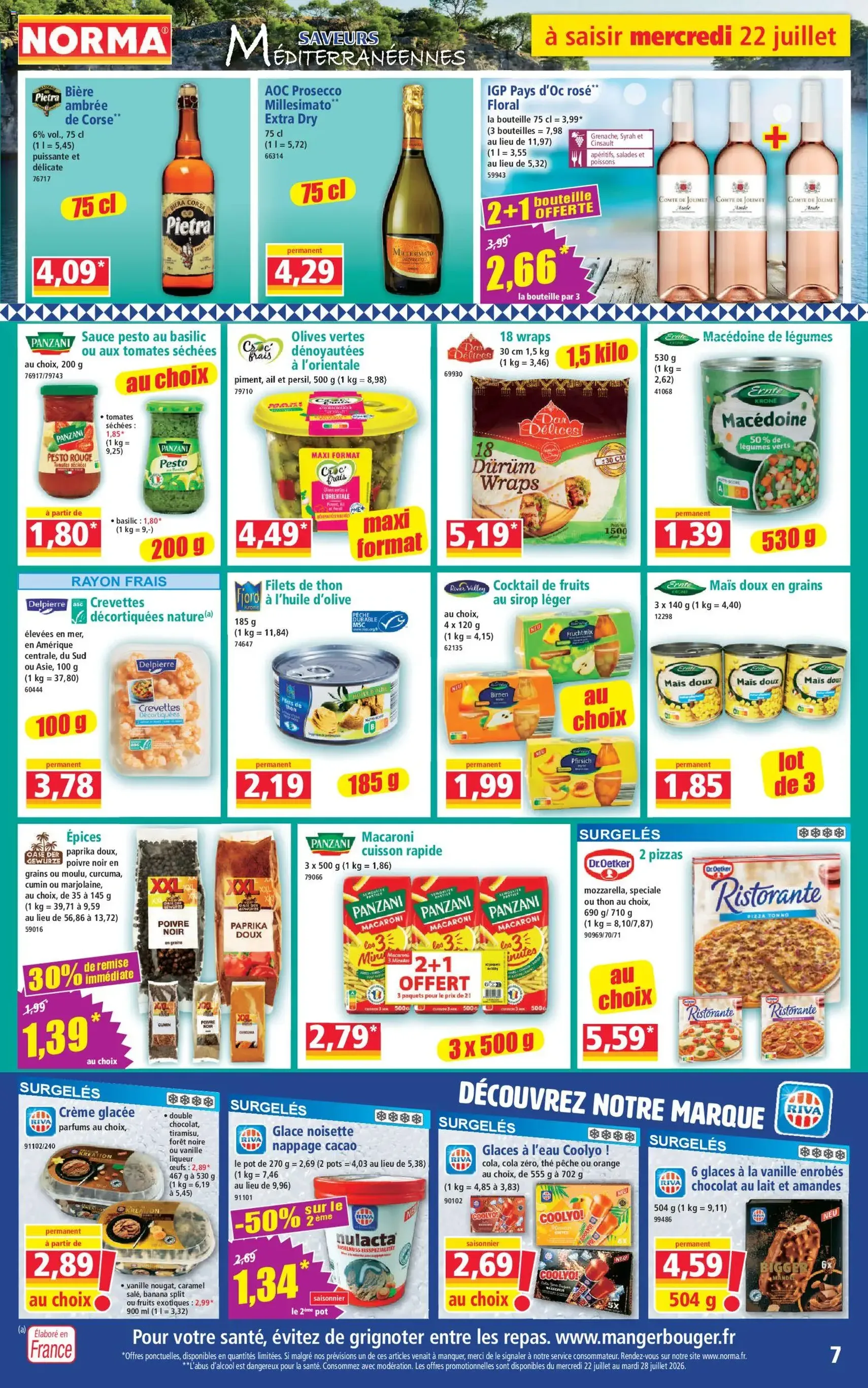 Norma catalogue - brochure valable à partir du 22/07/2026, page 7 sur 12