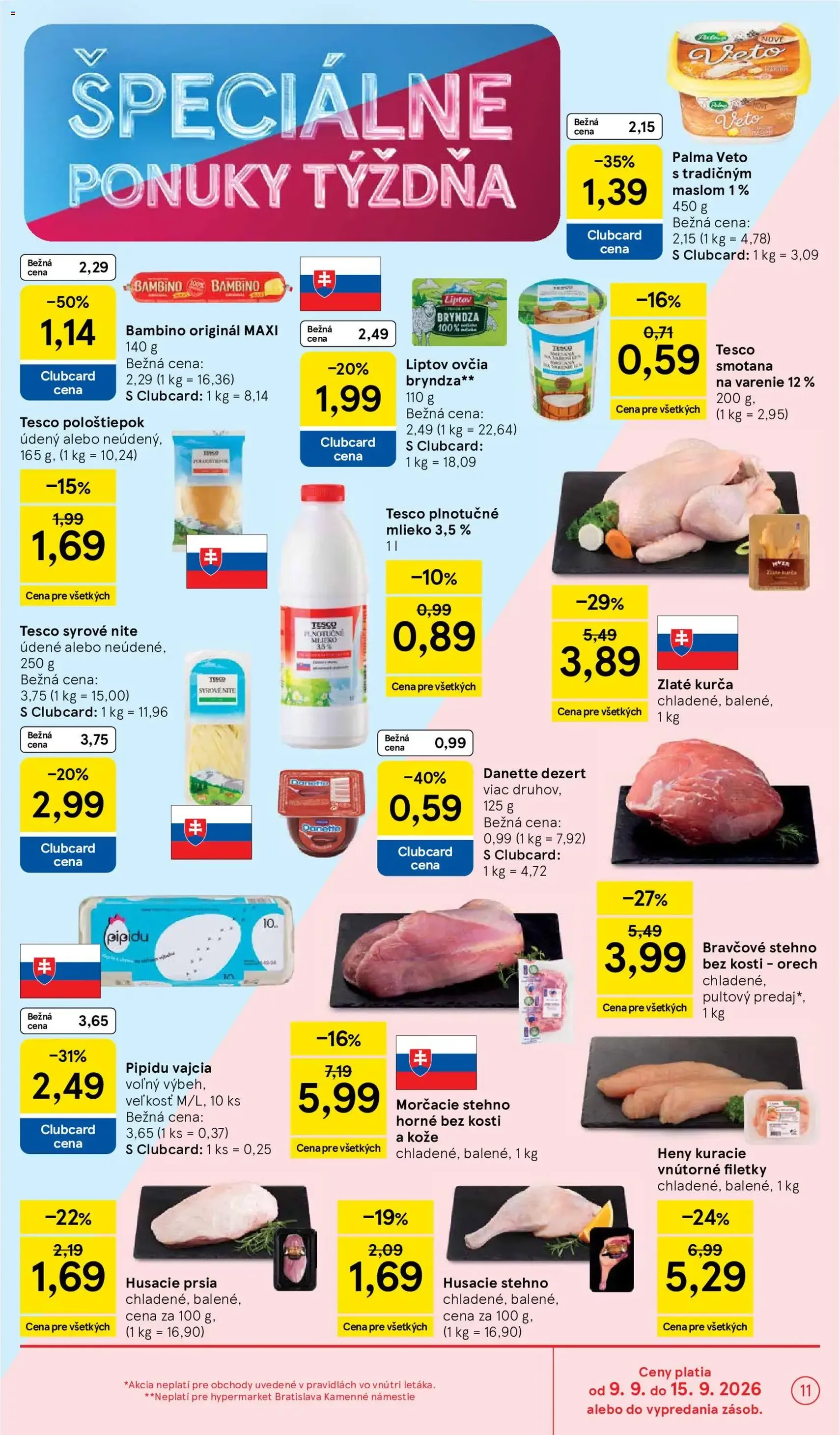 Tesco Hypermarket - leták - platný leták od 09.09.2026 strana 11 z 46