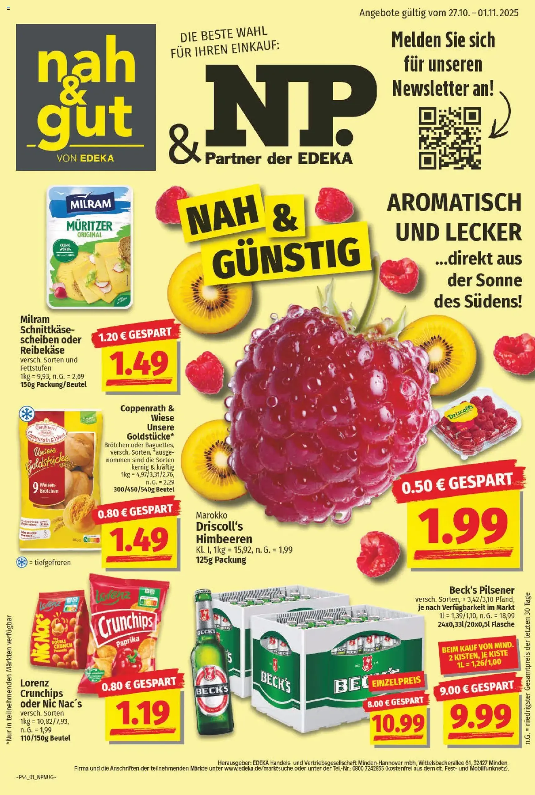 NP Discount Prospekt - Gültiger Prospekt ab 27.10.2025, Seite 1 von insgesamt 14 NP Discount Prospekt - Gültiger Prospekt ab 27.10.2025, Seite 1 von insgesamt 14