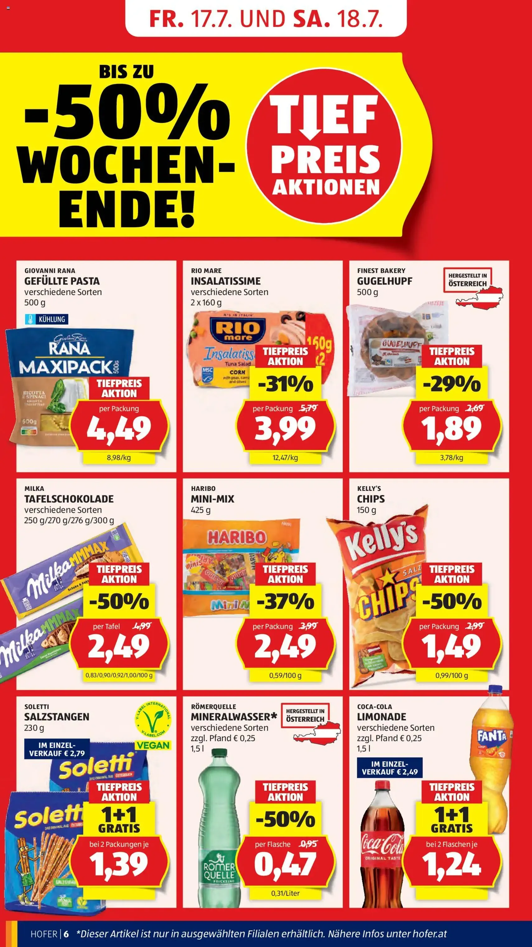 Hofer Flugblatt - Gültiger Prospekt ab 17.07.2026, Seite 10 von insgesamt 46