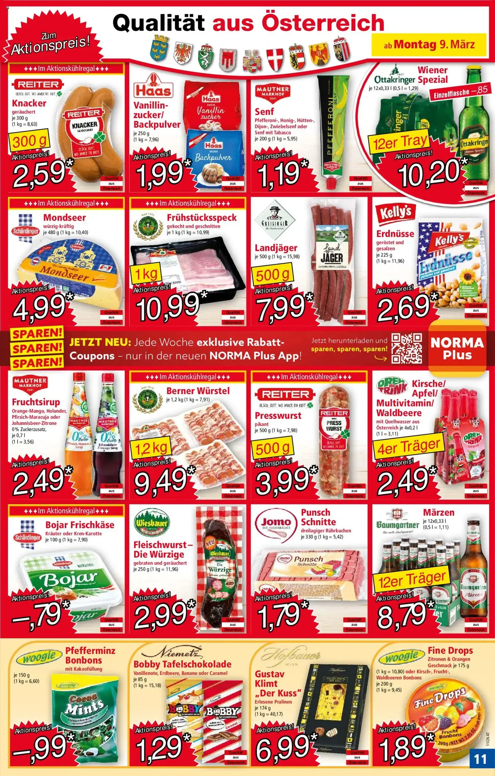 Norma Flugblatt - Gültiger Prospekt ab 09.03.2026, Seite 11 von insgesamt 18