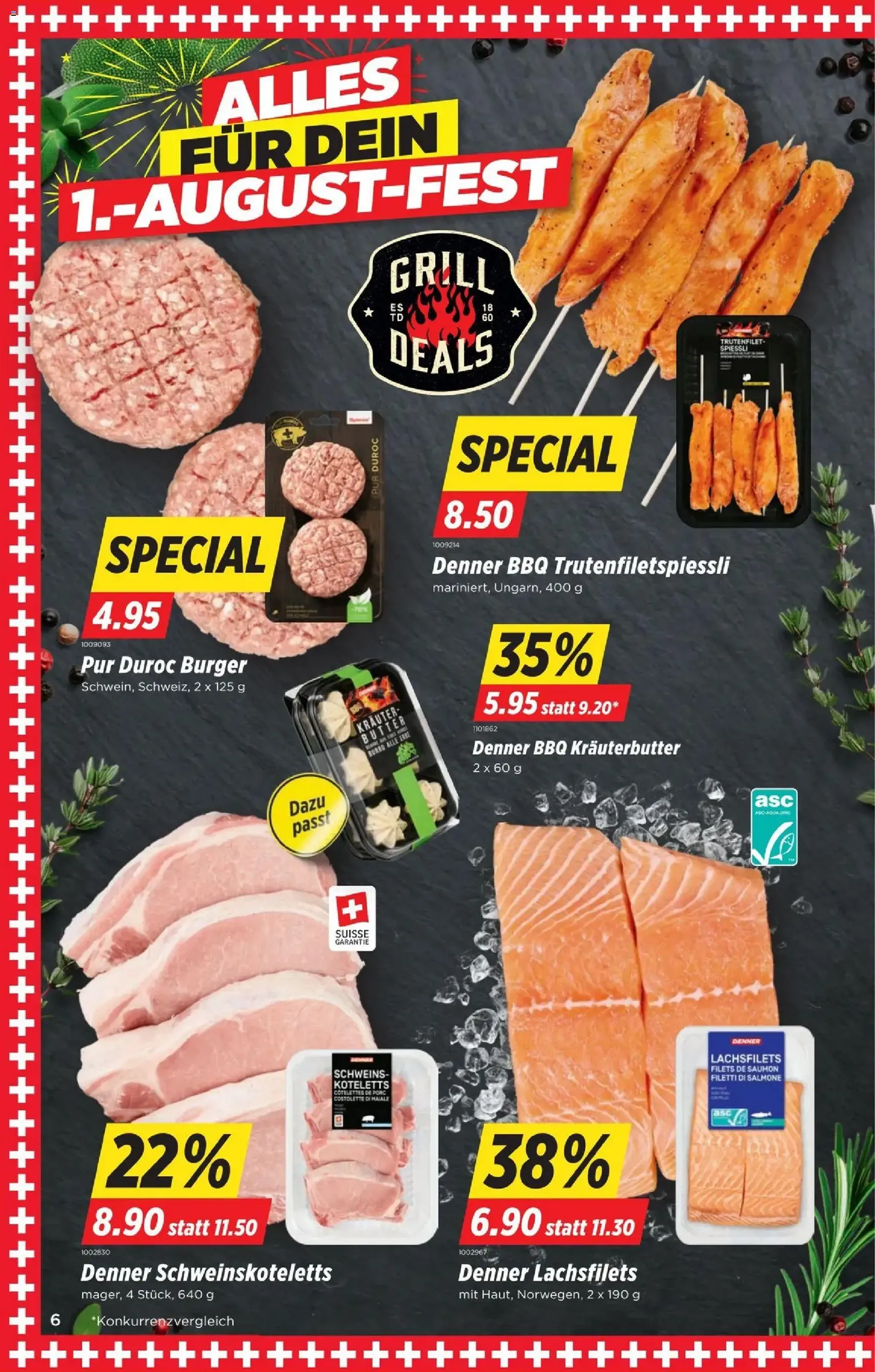 Denner aktionen - Gültiger Prospekt ab 30.07.2026, Seite 6 von insgesamt 24