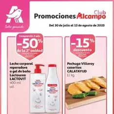 Vista previa del folleto Alcampo - Club Nacional válido desde 30/07/2025