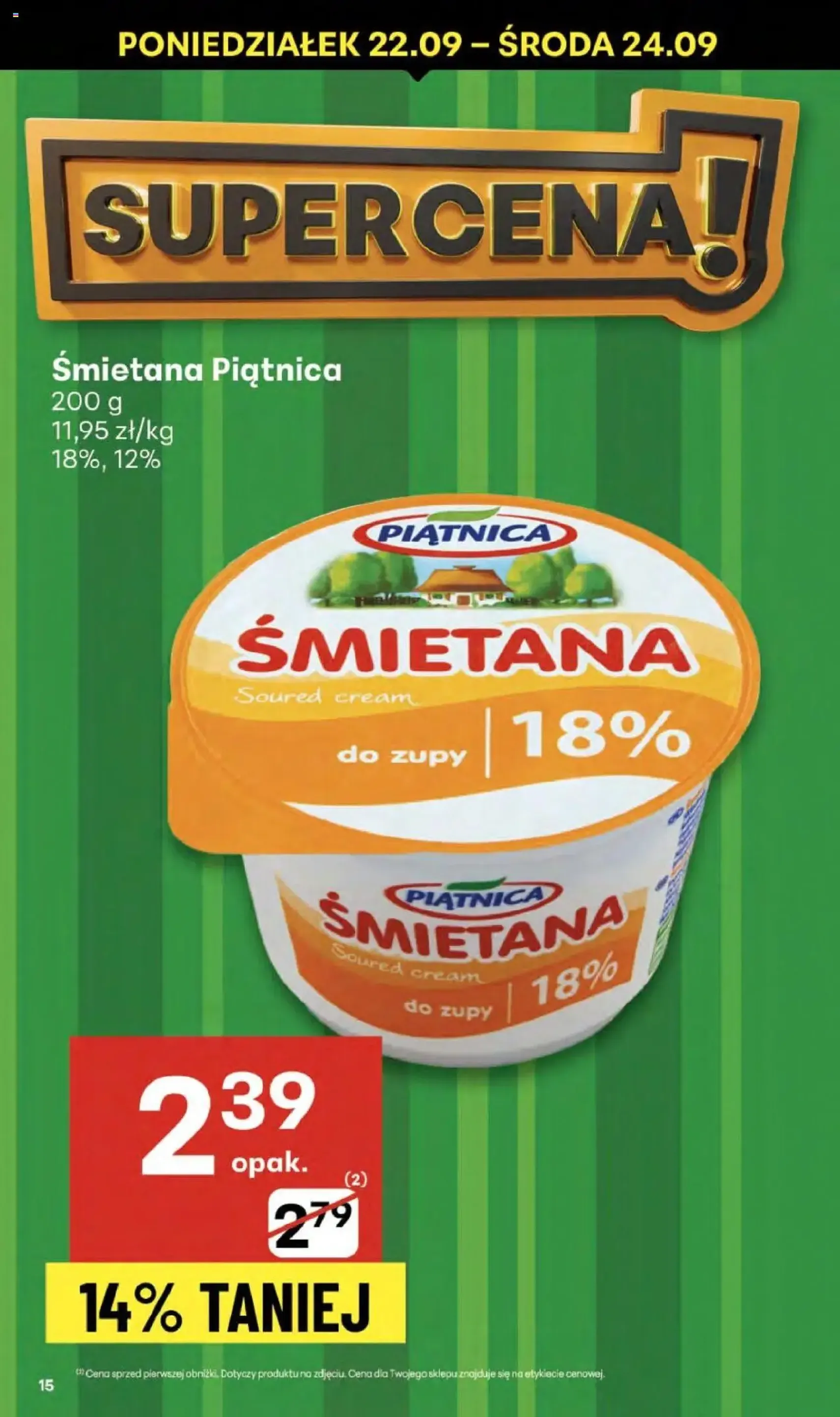 Delikatesy Centrum Gazetka - ważny gazetka od 18.09.2025 strona 15 z 52