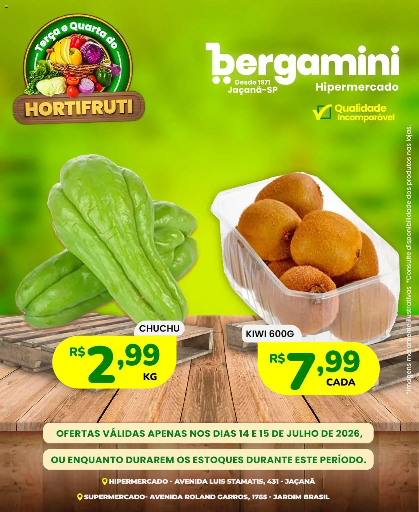 Supermercado Bergamini ofertas Hortifruti - folheto válido a partir de 14/07/2026 página 5 de 10