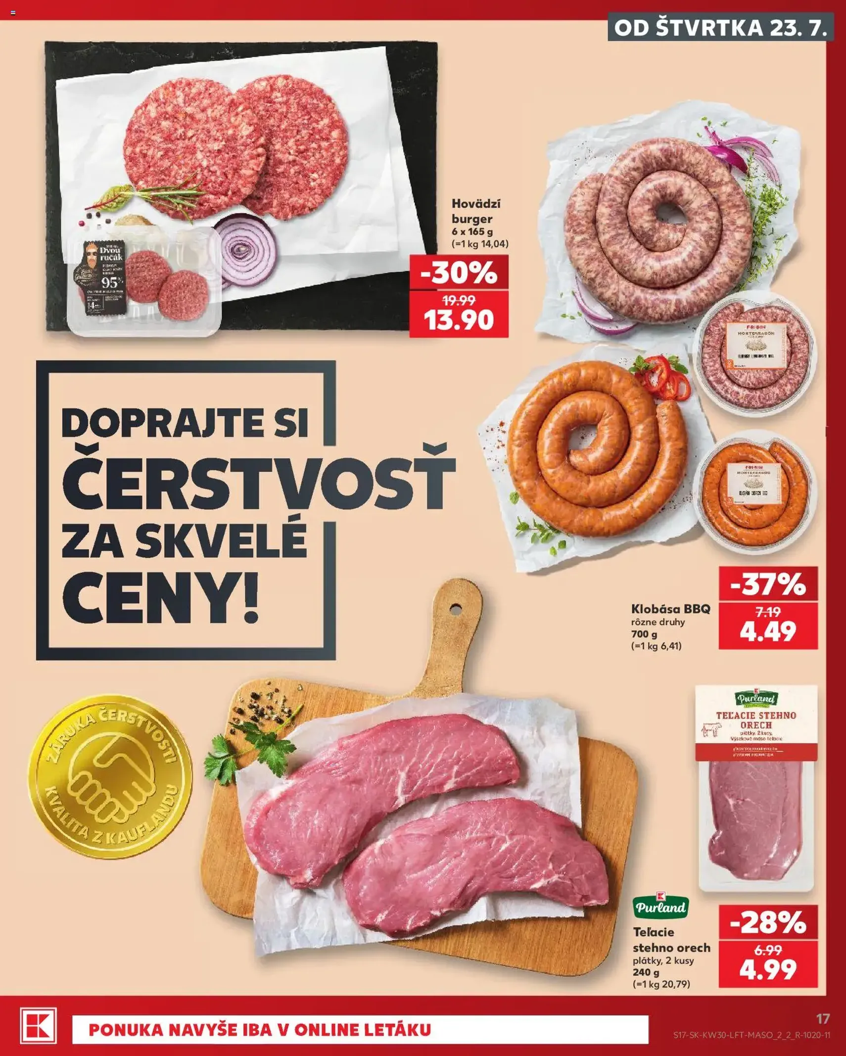 Kaufland leták - platný leták od 23.07.2026 strana 17 z 74