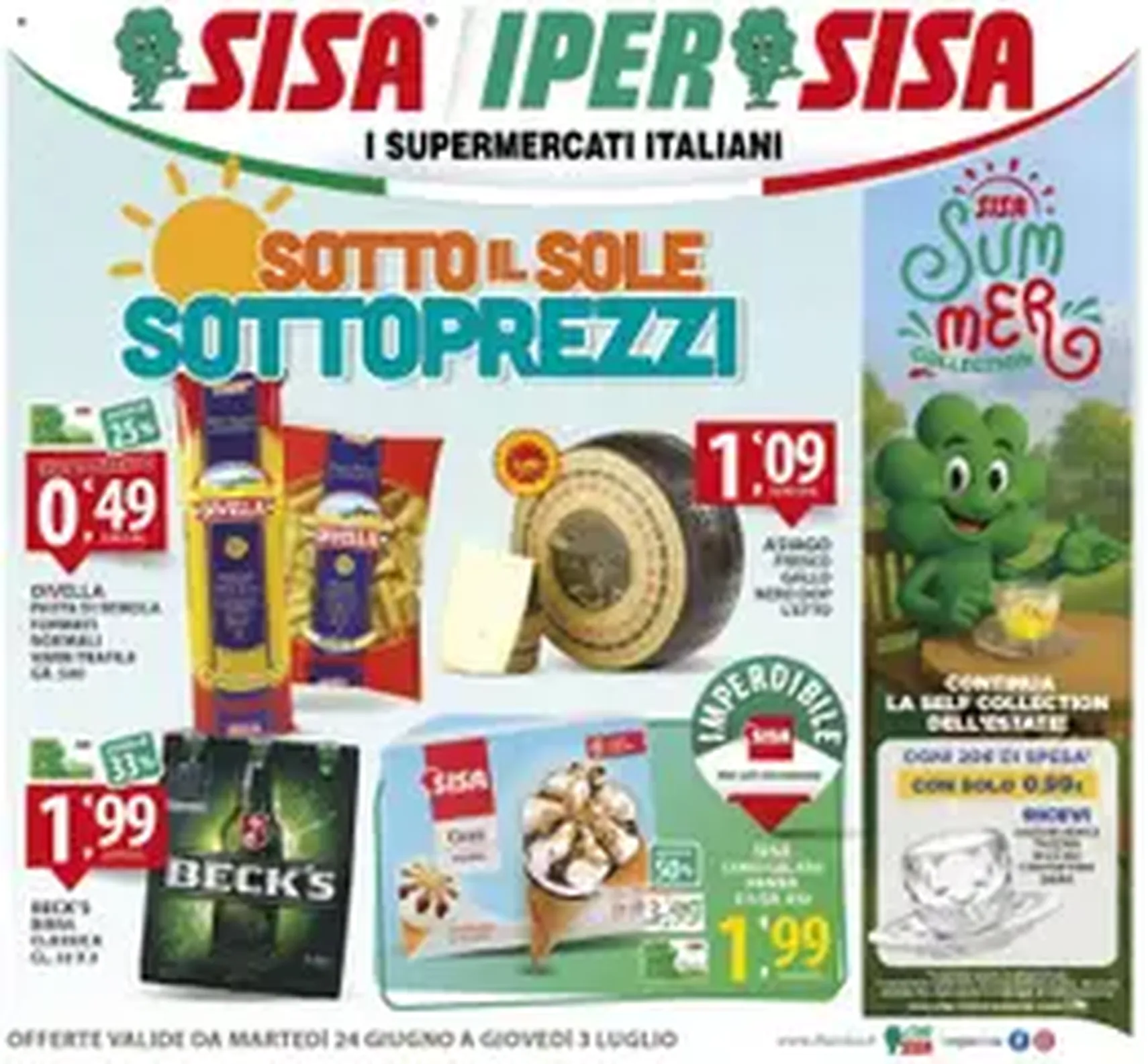 Volantino SISA - volantino valido dal 24/06/2025 pagina 1 di 1