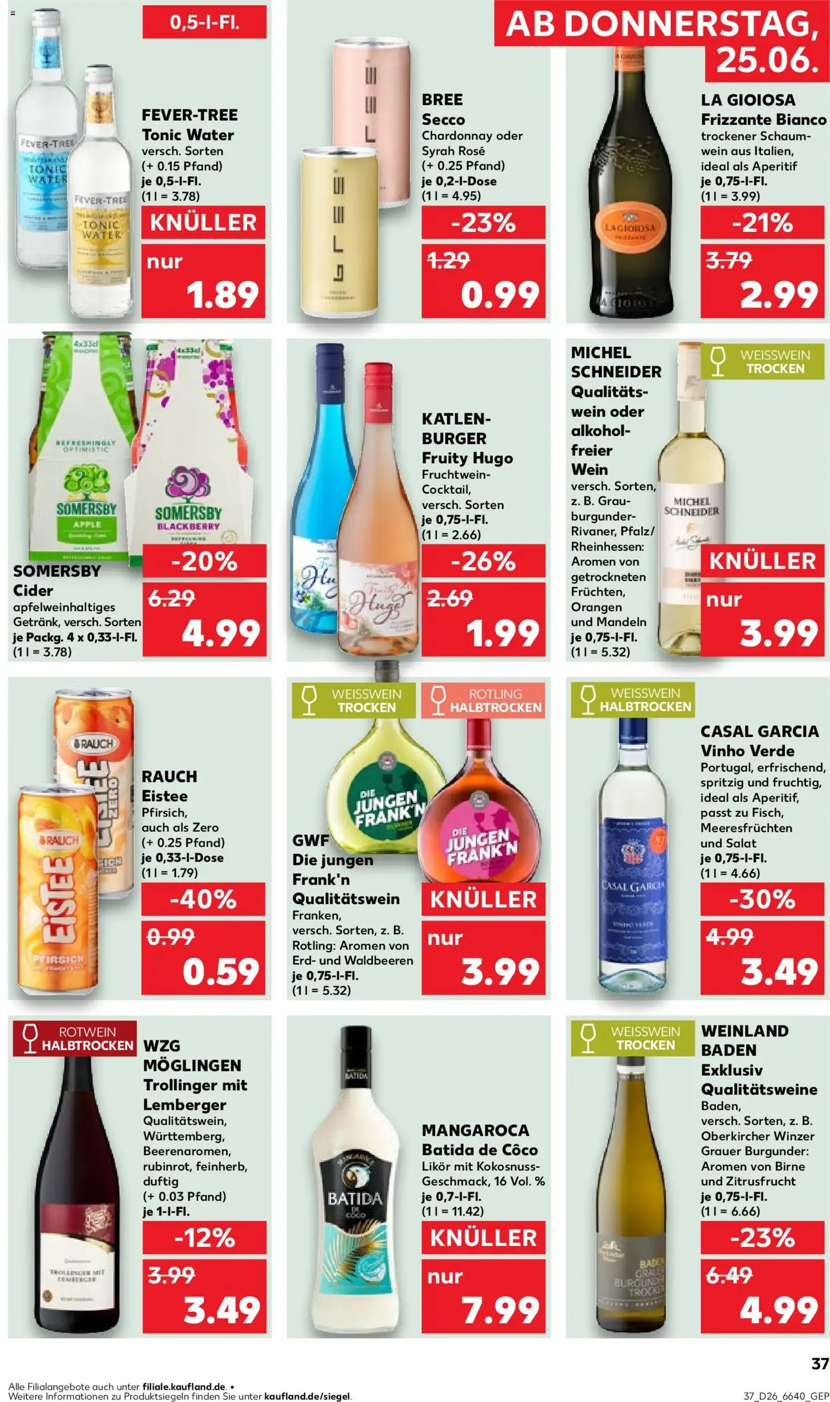 Kaufland Prospekt - Gültiger Prospekt ab 25.06.2026, Seite 37 von insgesamt 58