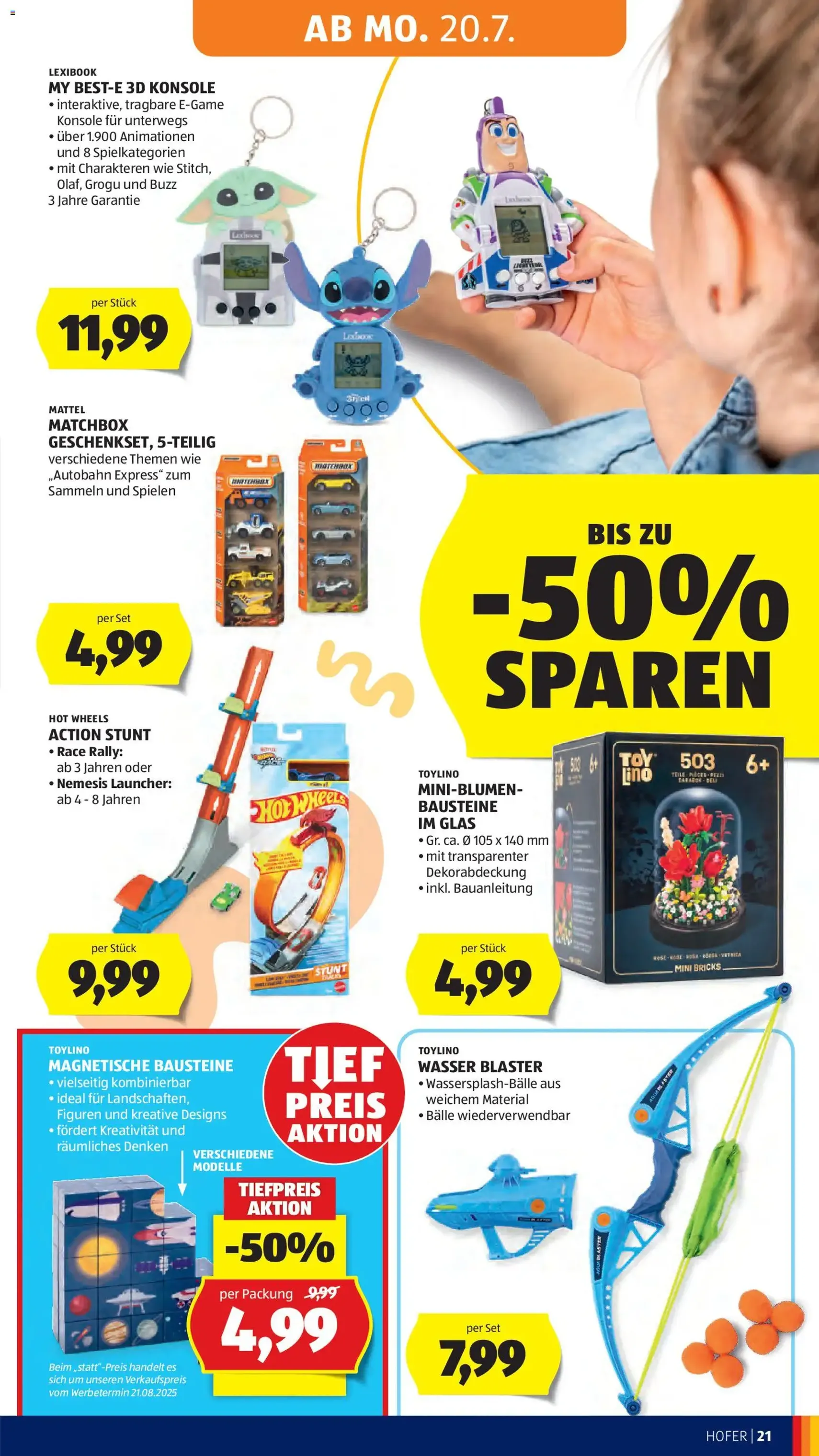 Hofer Flugblatt - Gültiger Prospekt ab 17.07.2026, Seite 27 von insgesamt 46