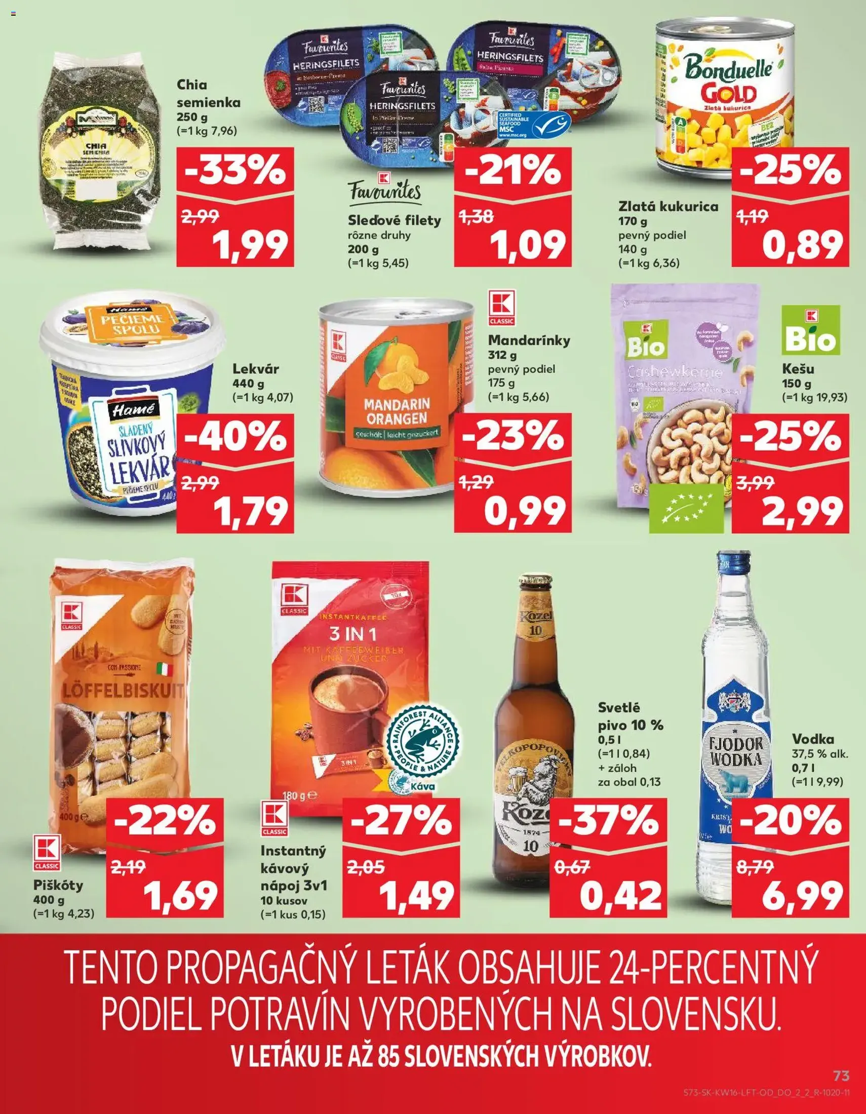Kaufland leták - platný leták od 16.04.2026 strana 73 z 76