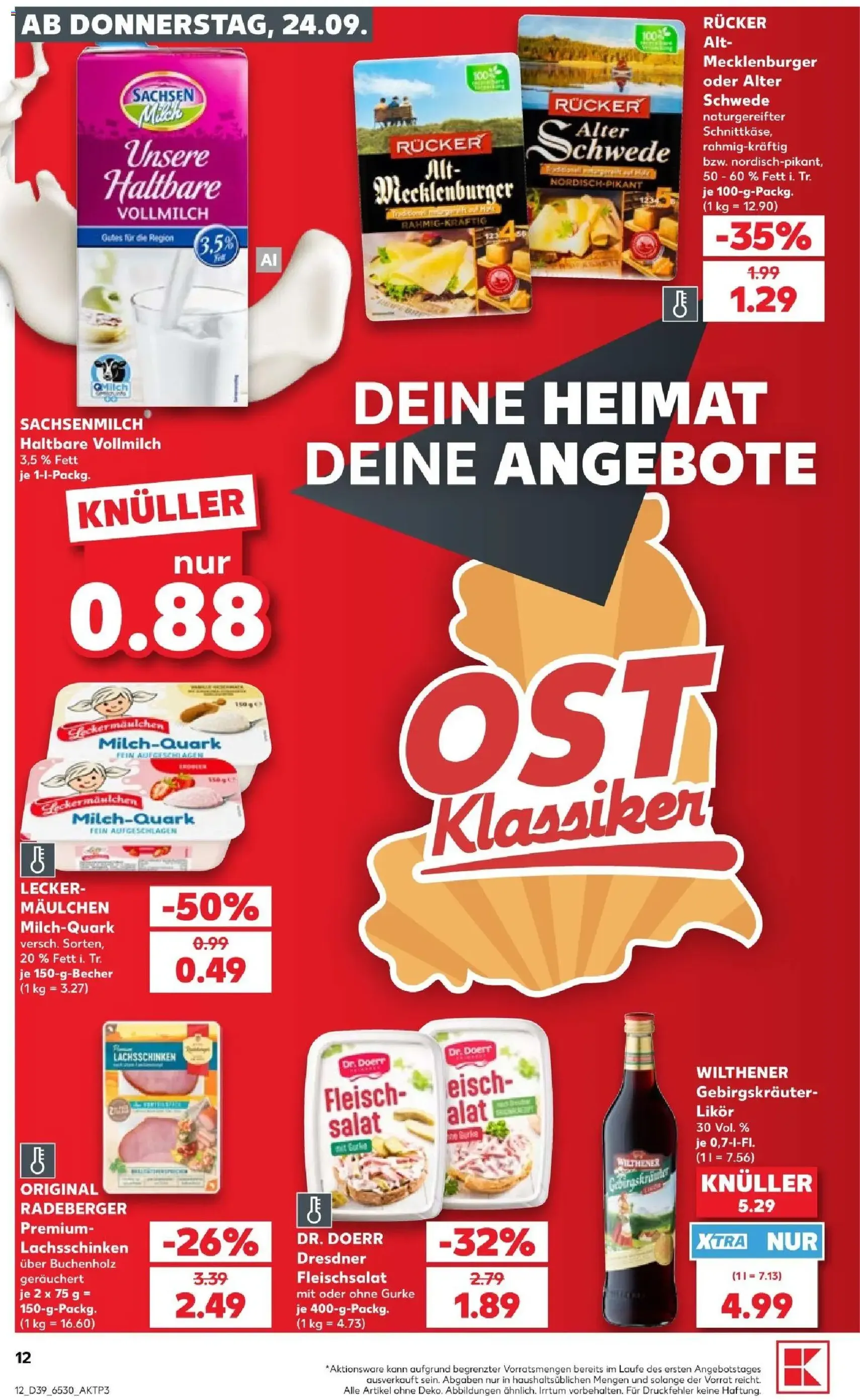 Kaufland Prospekt - Gültiger Prospekt ab 24.09.2026, Seite 12 von insgesamt 72