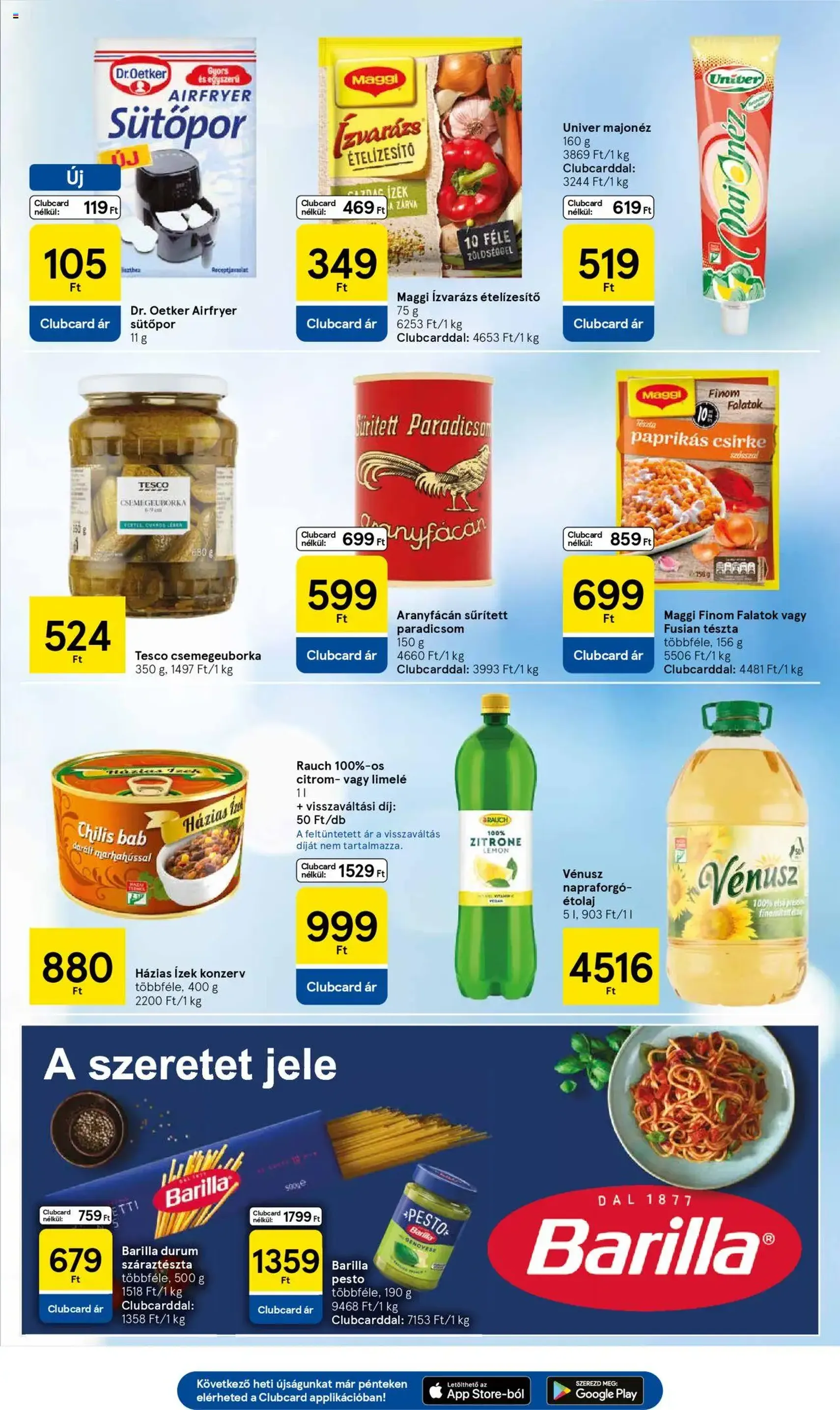 Tesco Hipermarket - Akciós újság - 2025.10.02. érvényes szórólap 21 oldal 32 oldalból Tesco Hipermarket - Akciós újság - 2025.10.02. érvényes szórólap 21 oldal 32 oldalból