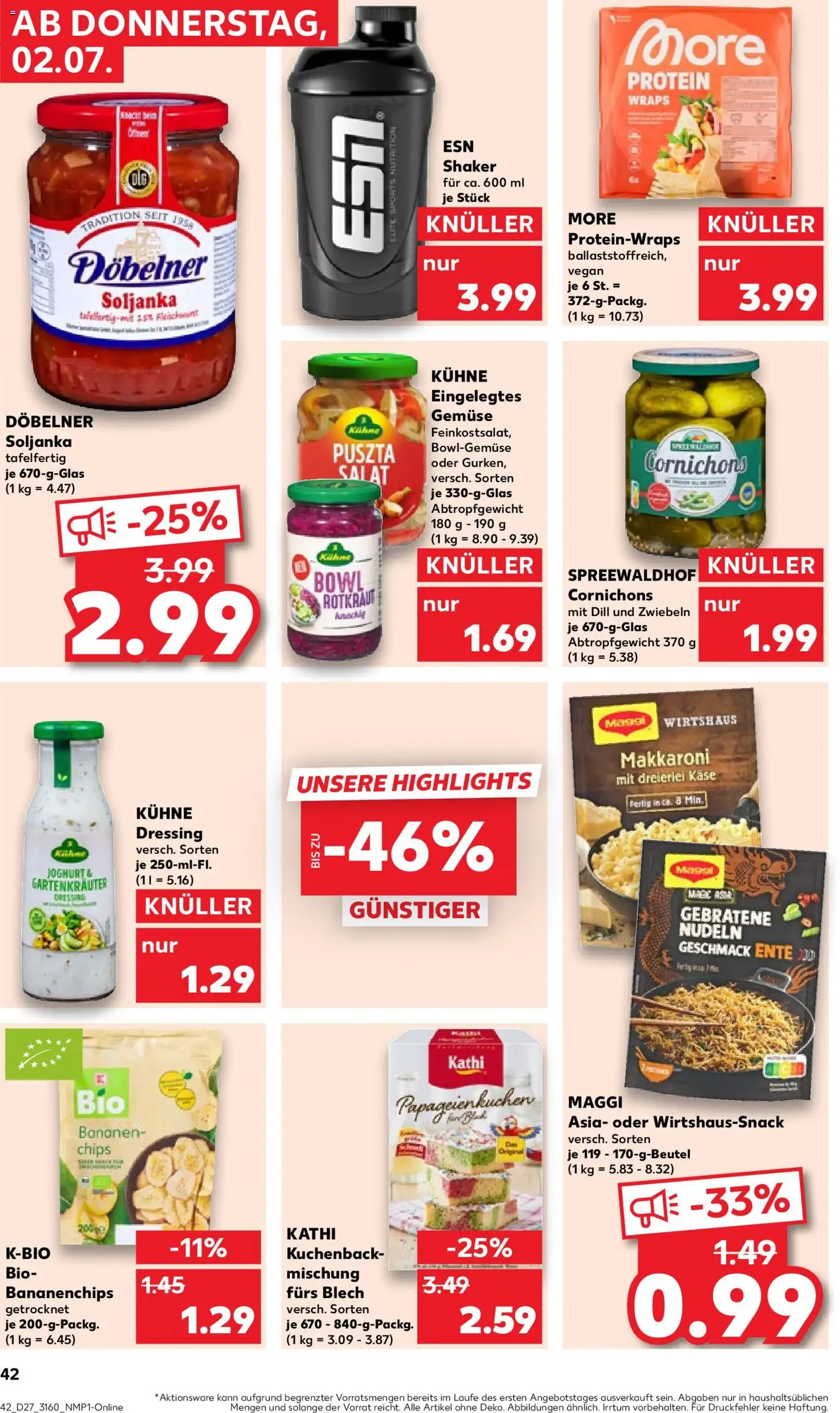 Kaufland Prospekt - Gültiger Prospekt ab 02.07.2026, Seite 42 von insgesamt 64