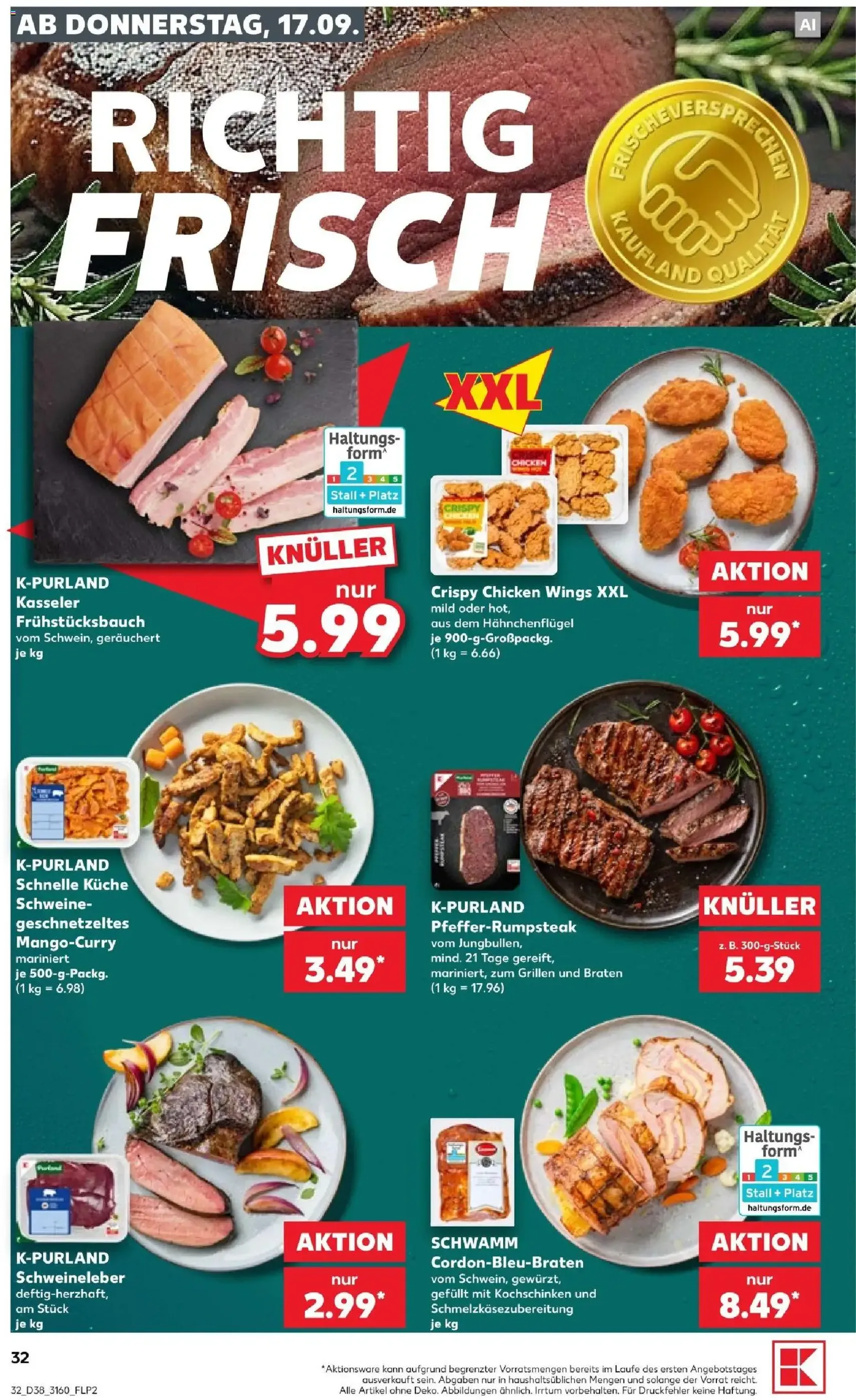 Kaufland Prospekt - Gültiger Prospekt ab 17.09.2026, Seite 32 von insgesamt 66