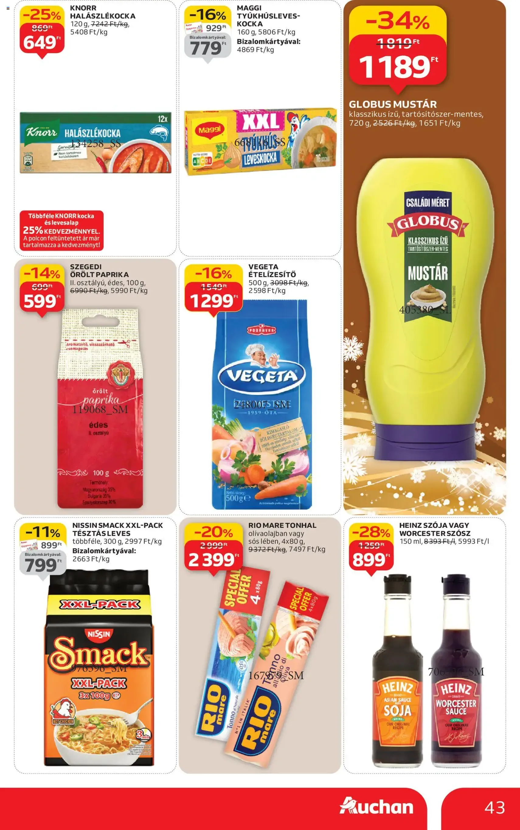 Auchan Akciós újság - 2025.12.04. érvényes szórólap 43 oldal 92 oldalból