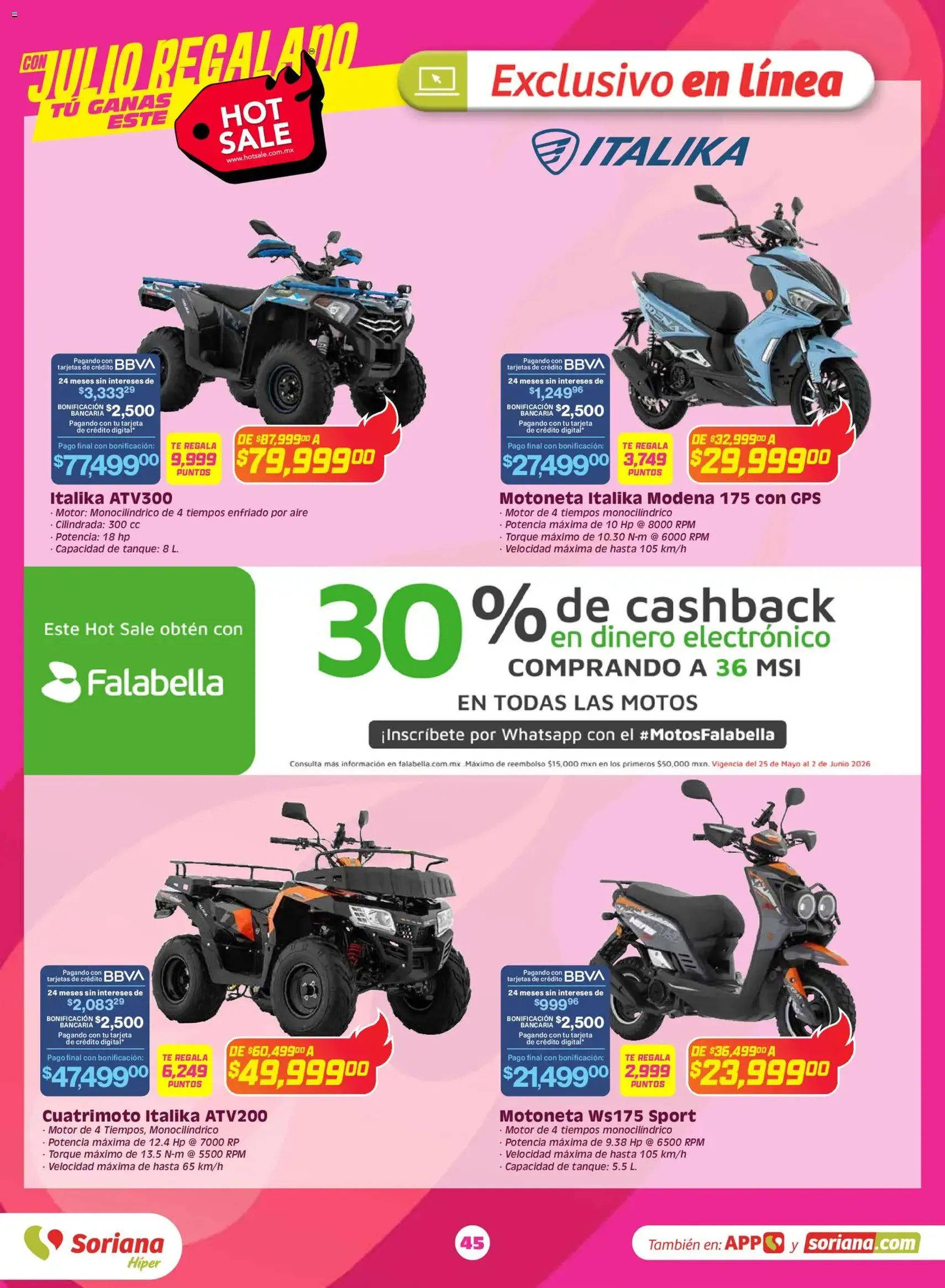Soriana Hot Sale - folleto válido desde 25/05/2026 página 46 de 47