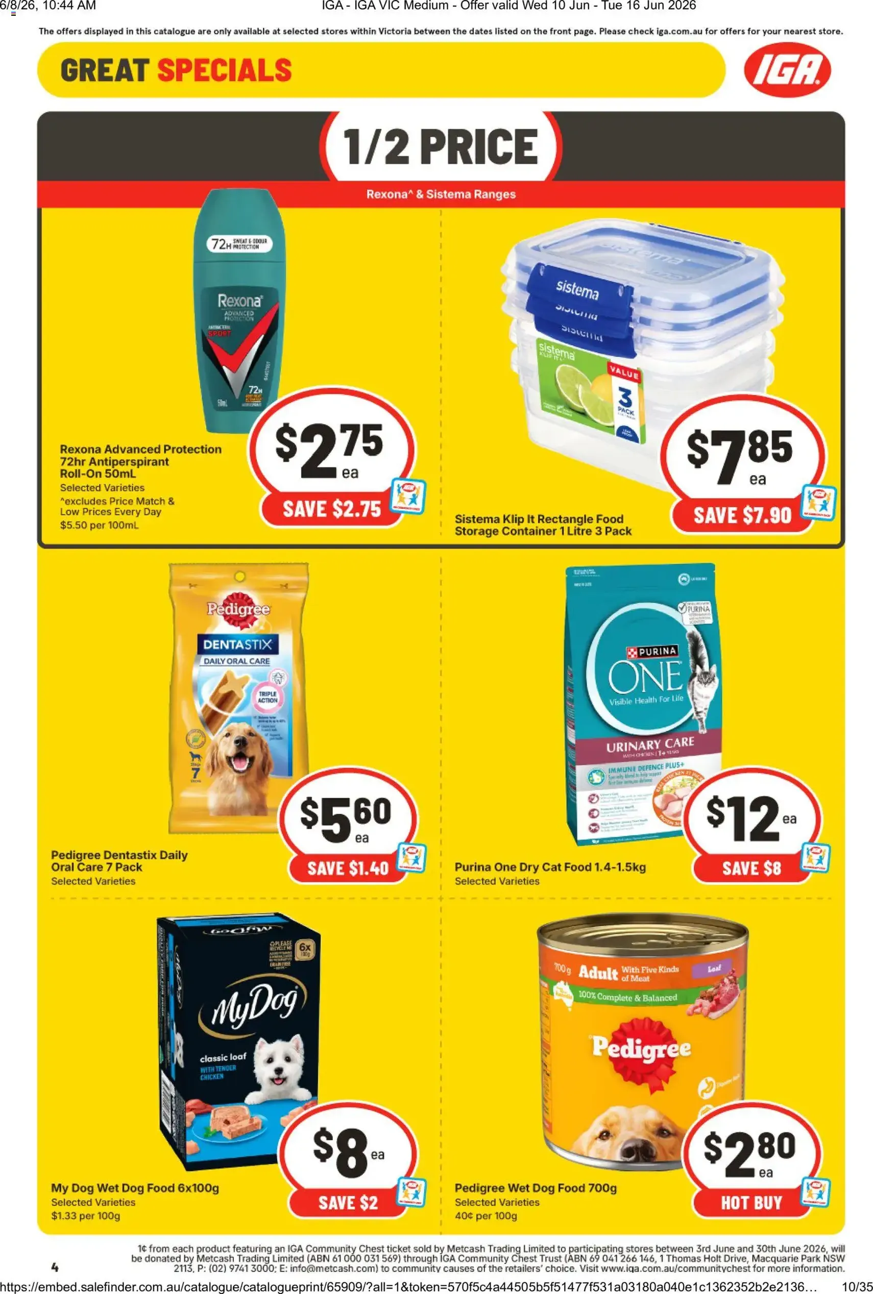 IGA catalogue - valid flyer from 10/06/2026, page 4 of 17