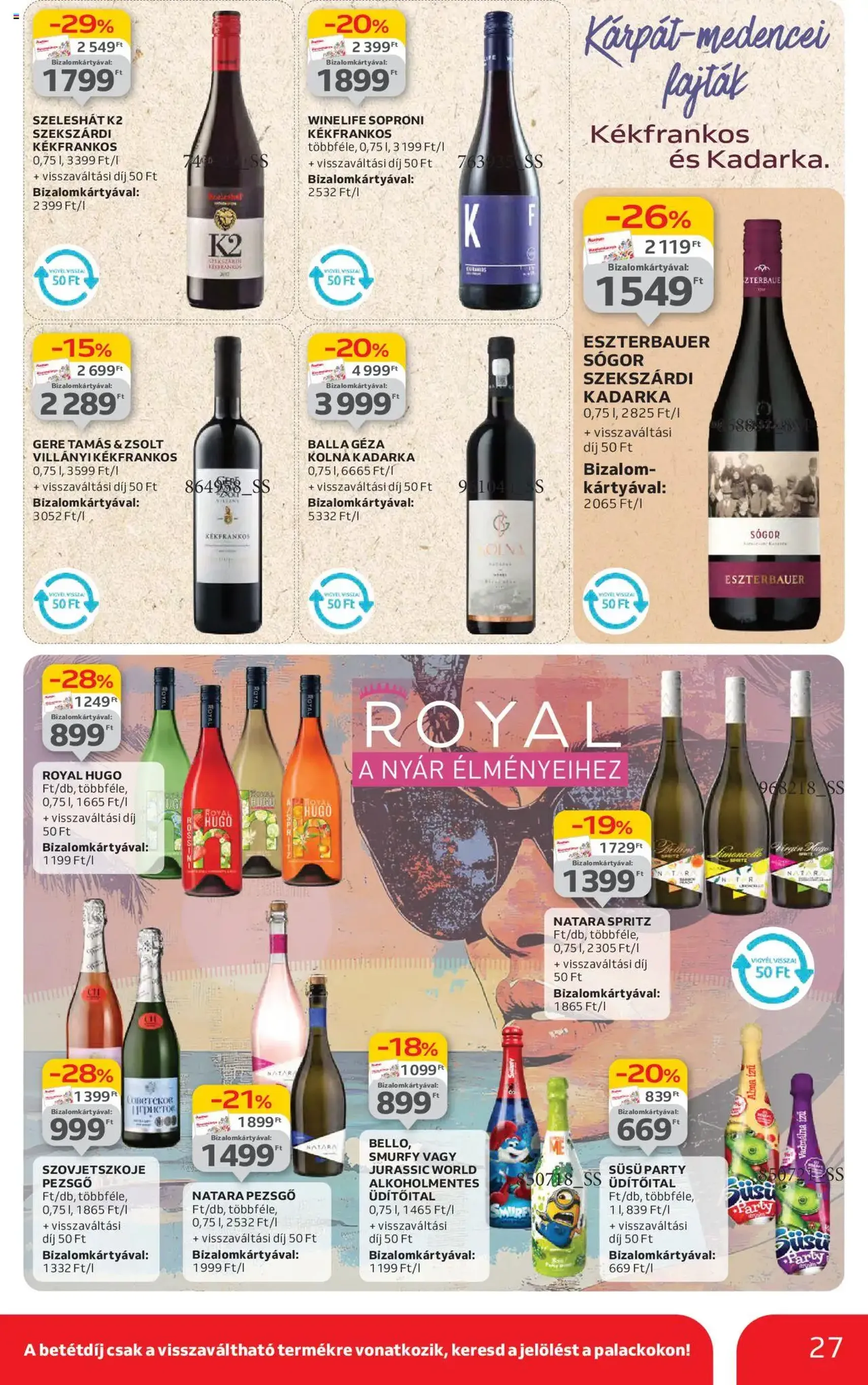 Auchan Akciós újság - 2025.07.17. érvényes szórólap 27 oldal 44 oldalból Auchan Akciós újság - 2025.07.17. érvényes szórólap 27 oldal 44 oldalból