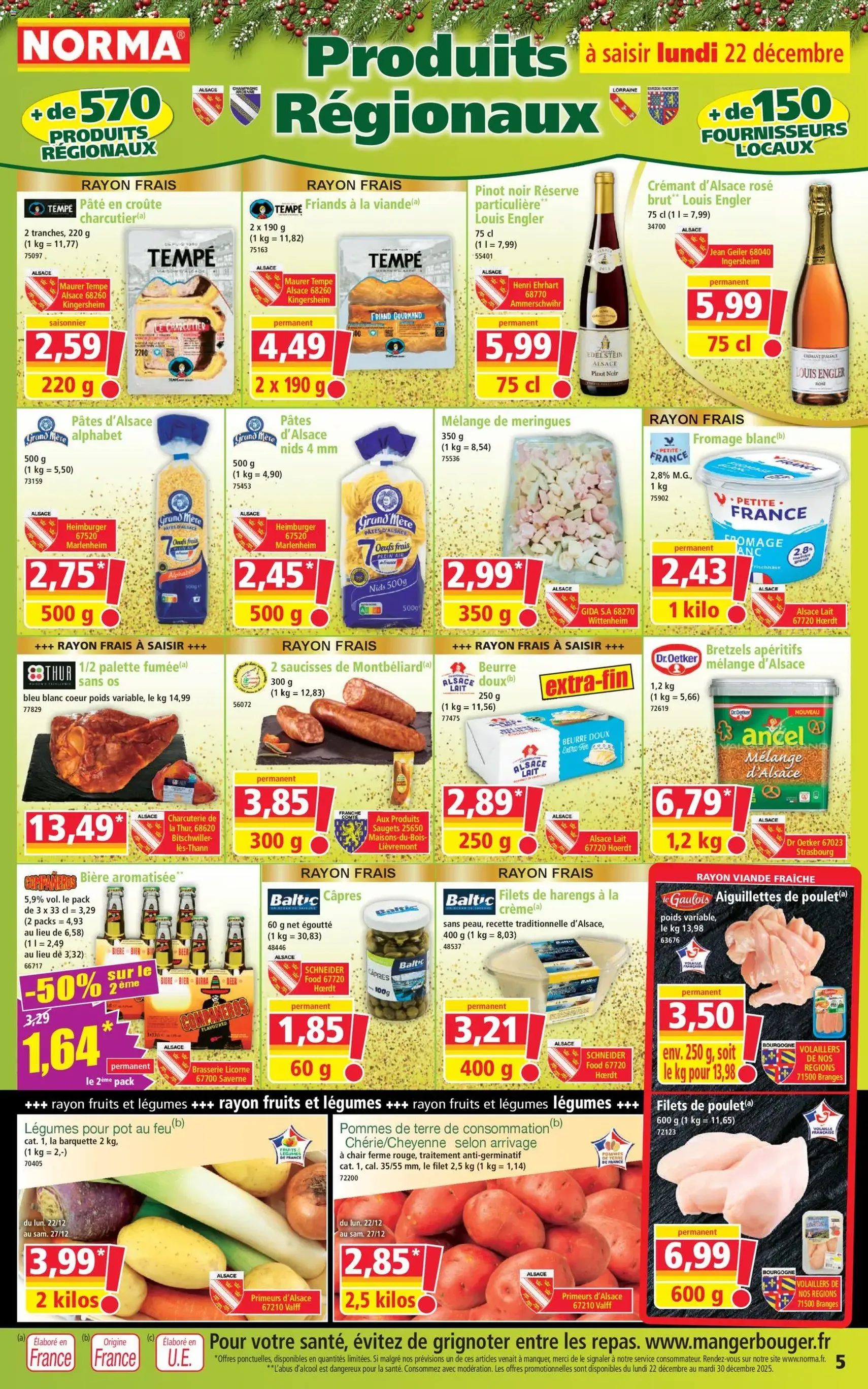 Norma catalogue - brochure valable à partir du 22/12/2025, page 5 sur 12