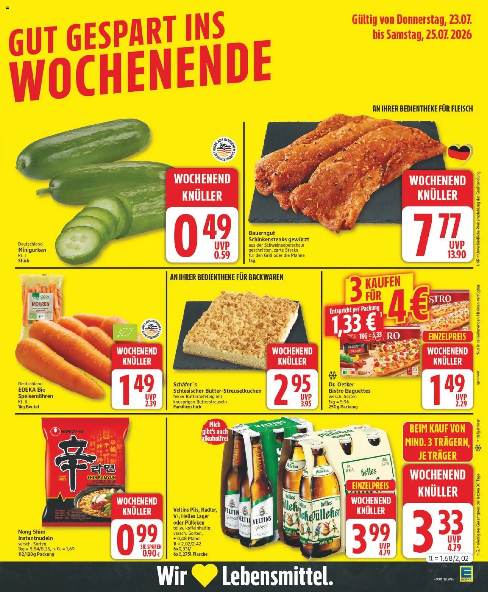 Edeka Prospekt - Gültiger Prospekt ab 20.07.2026, Seite 23 von insgesamt 28