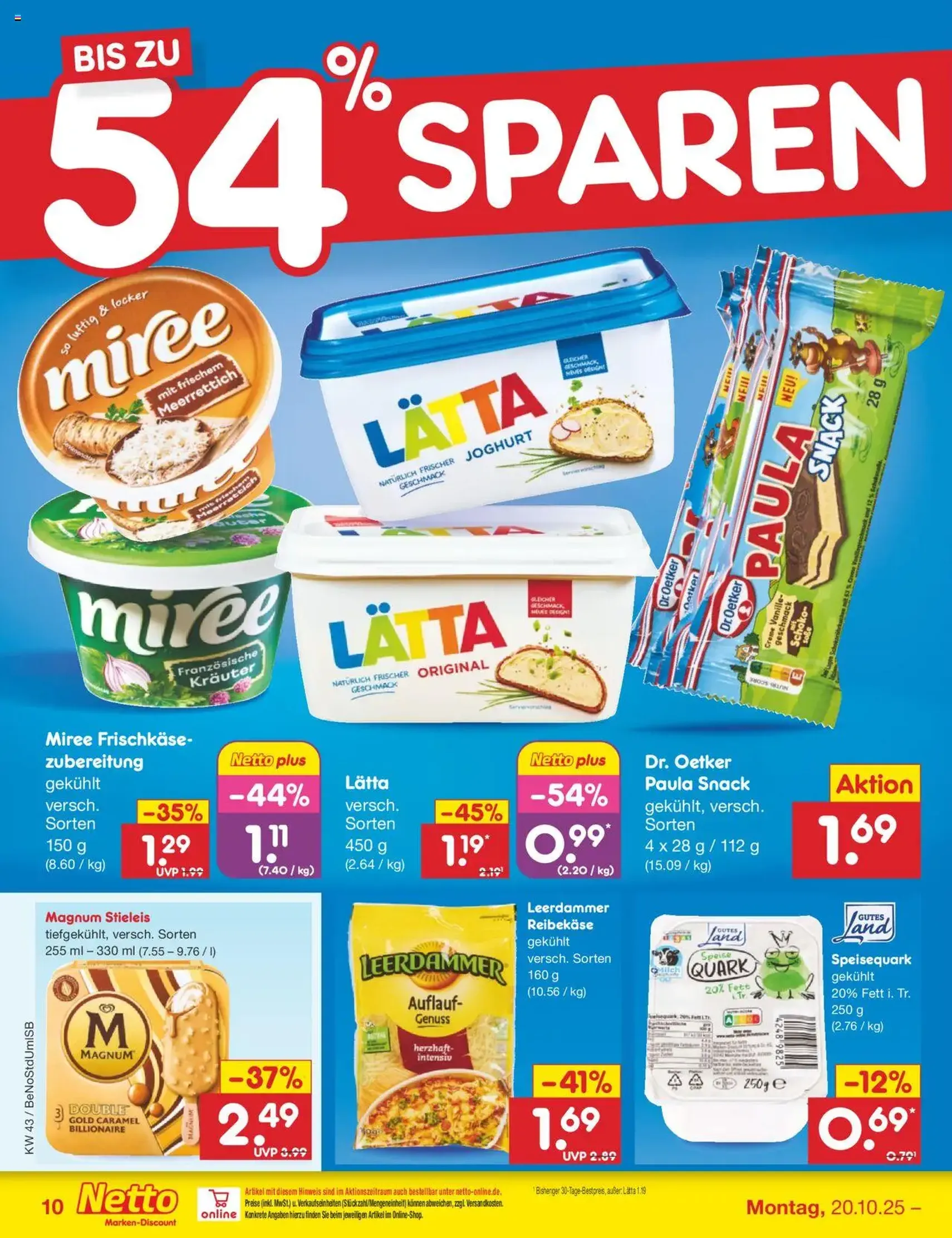 Netto Marken-Discount Prospekt - Gültiger Prospekt ab 20.10.2025, Seite 16 von insgesamt 69 Netto Marken-Discount Prospekt - Gültiger Prospekt ab 20.10.2025, Seite 16 von insgesamt 69