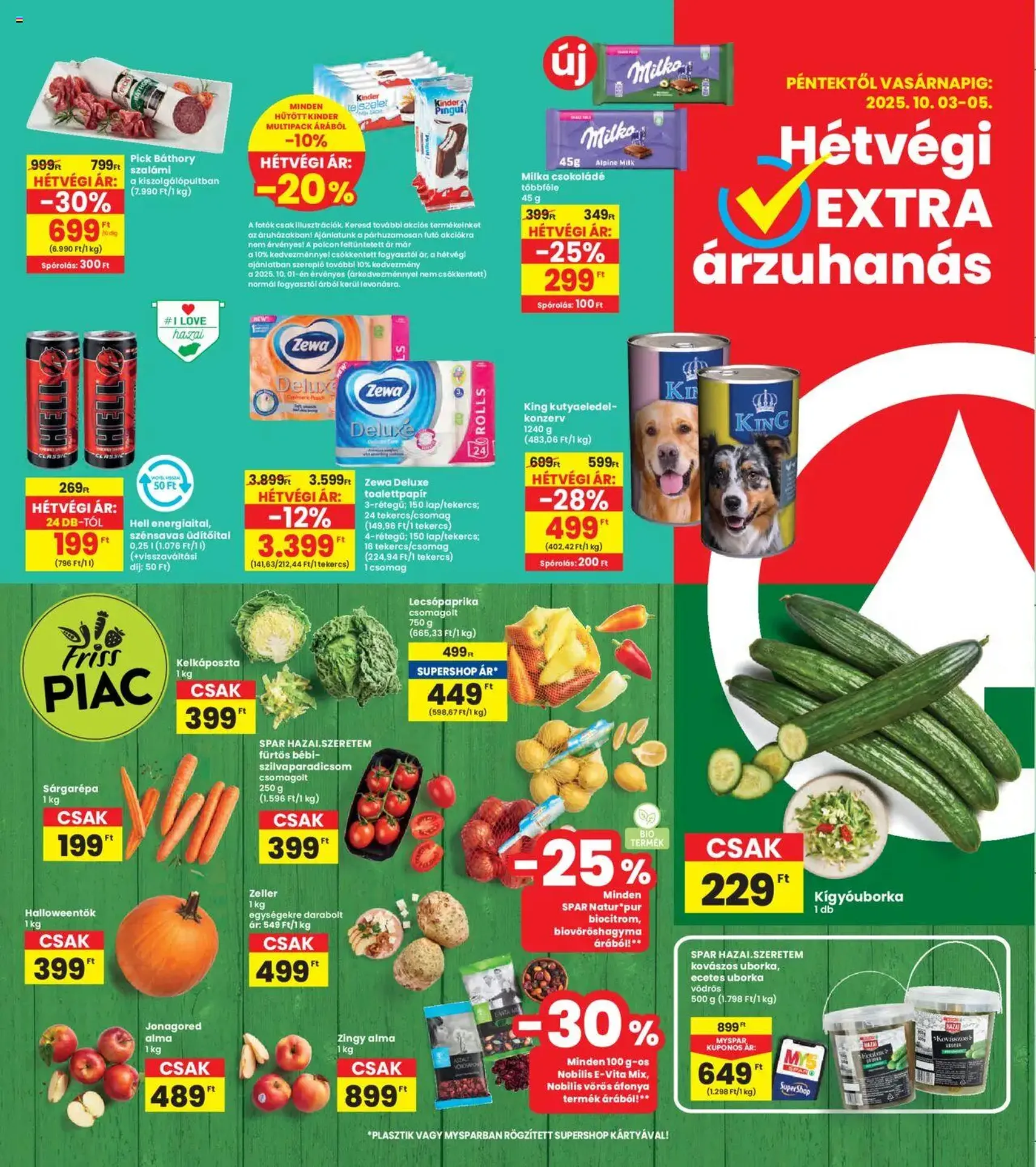 Interspar Akciós újság - 2025.10.02. érvényes szórólap 18 oldal 18 oldalból Interspar Akciós újság - 2025.10.02. érvényes szórólap 18 oldal 18 oldalból