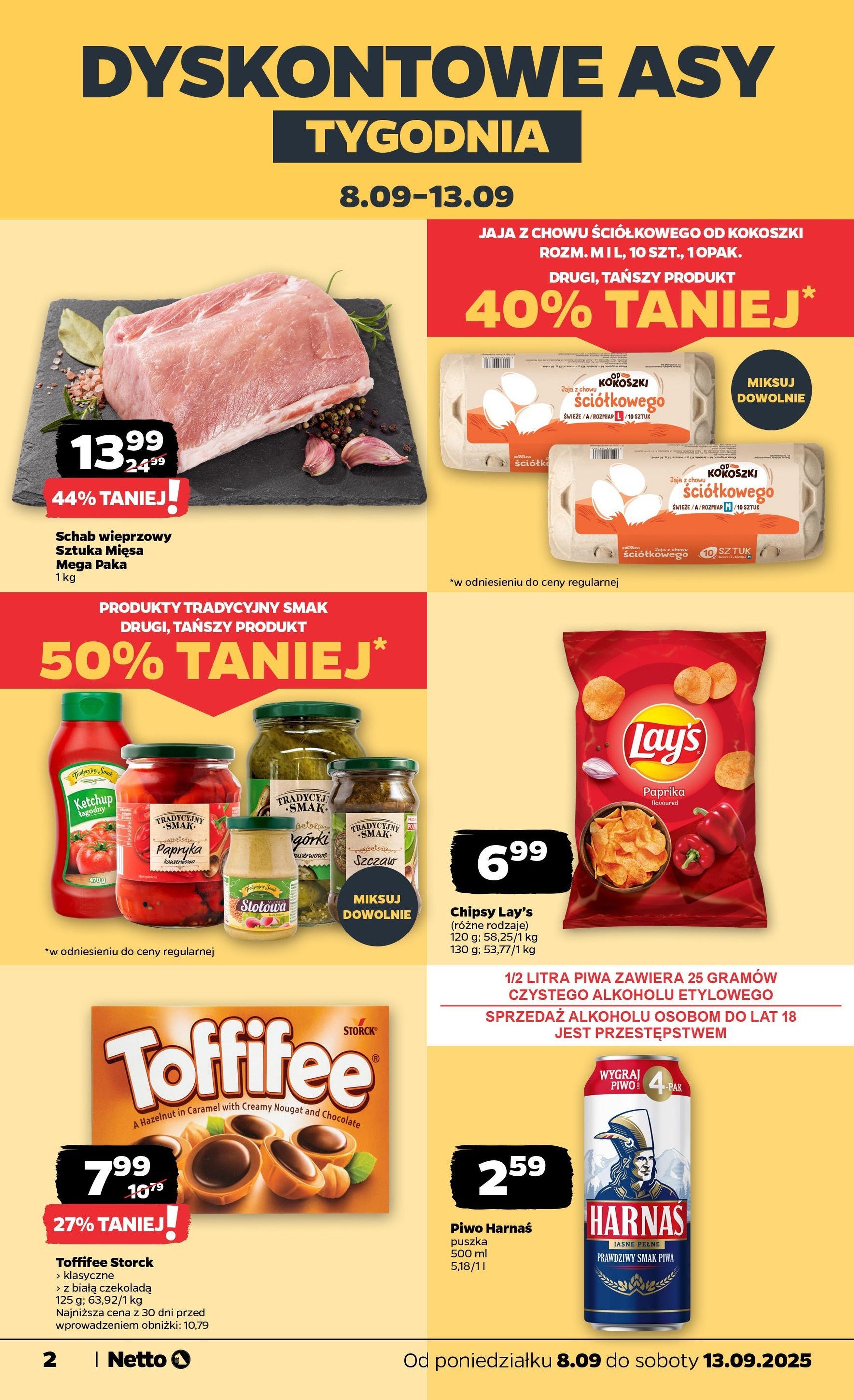 Netto gazetka - Spożywcza - ważny gazetka od 08.09.2025 strona 2 z 30 Netto gazetka - Spożywcza - ważny gazetka od 08.09.2025 strona 2 z 30