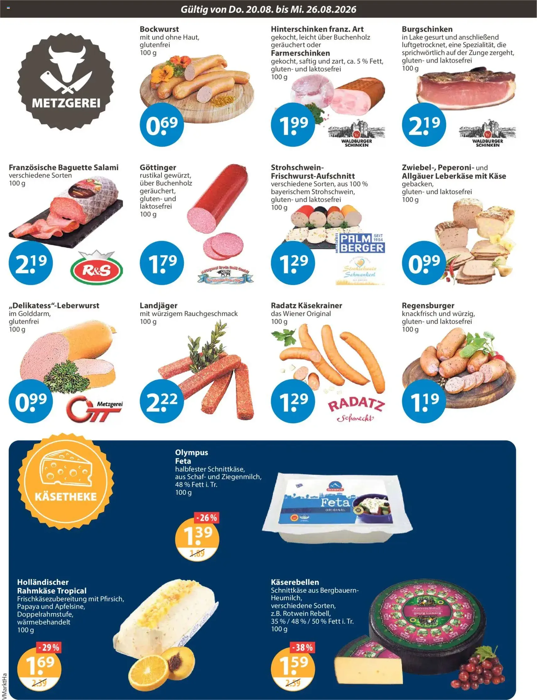 V-Markt Angebote - Gültiger Prospekt ab 20.08.2026, Seite 2 von insgesamt 26