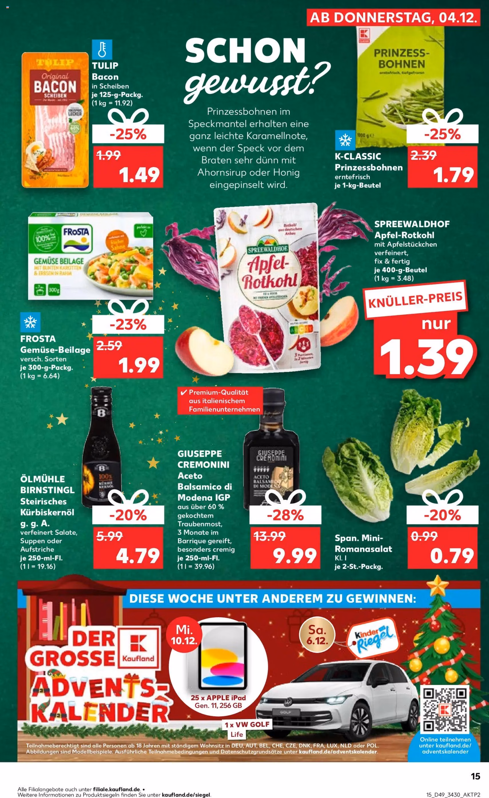 Kaufland Prospekt - Gültiger Prospekt ab 04.12.2025, Seite 15 von insgesamt 66