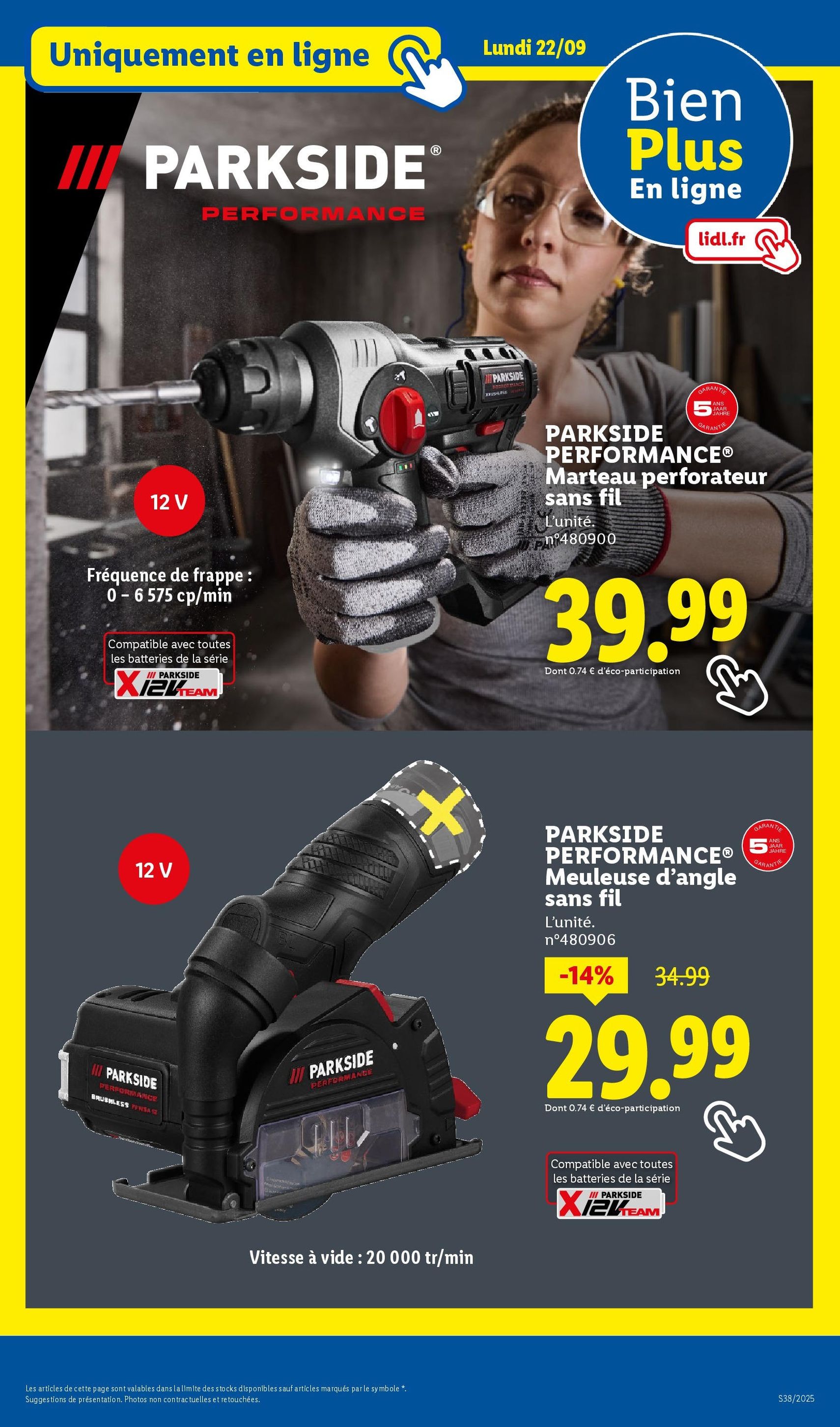 LIDL catalogue semaine 38 - brochure valable à partir du 18/09/2025, page 53 sur 75