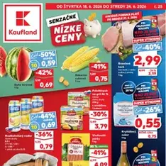 Kaufland leták - náhľad letáku platný od 18.06.2026