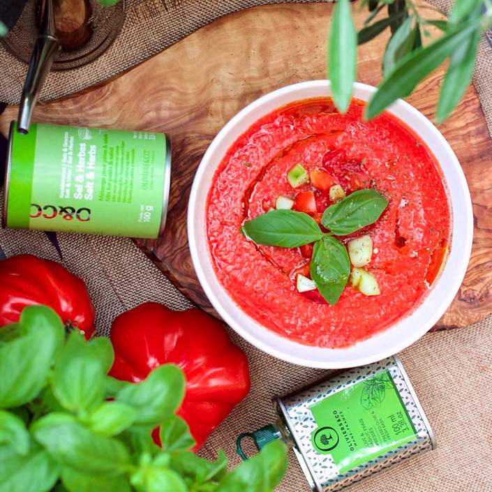 La clásica receta italiana de sopa de tomate