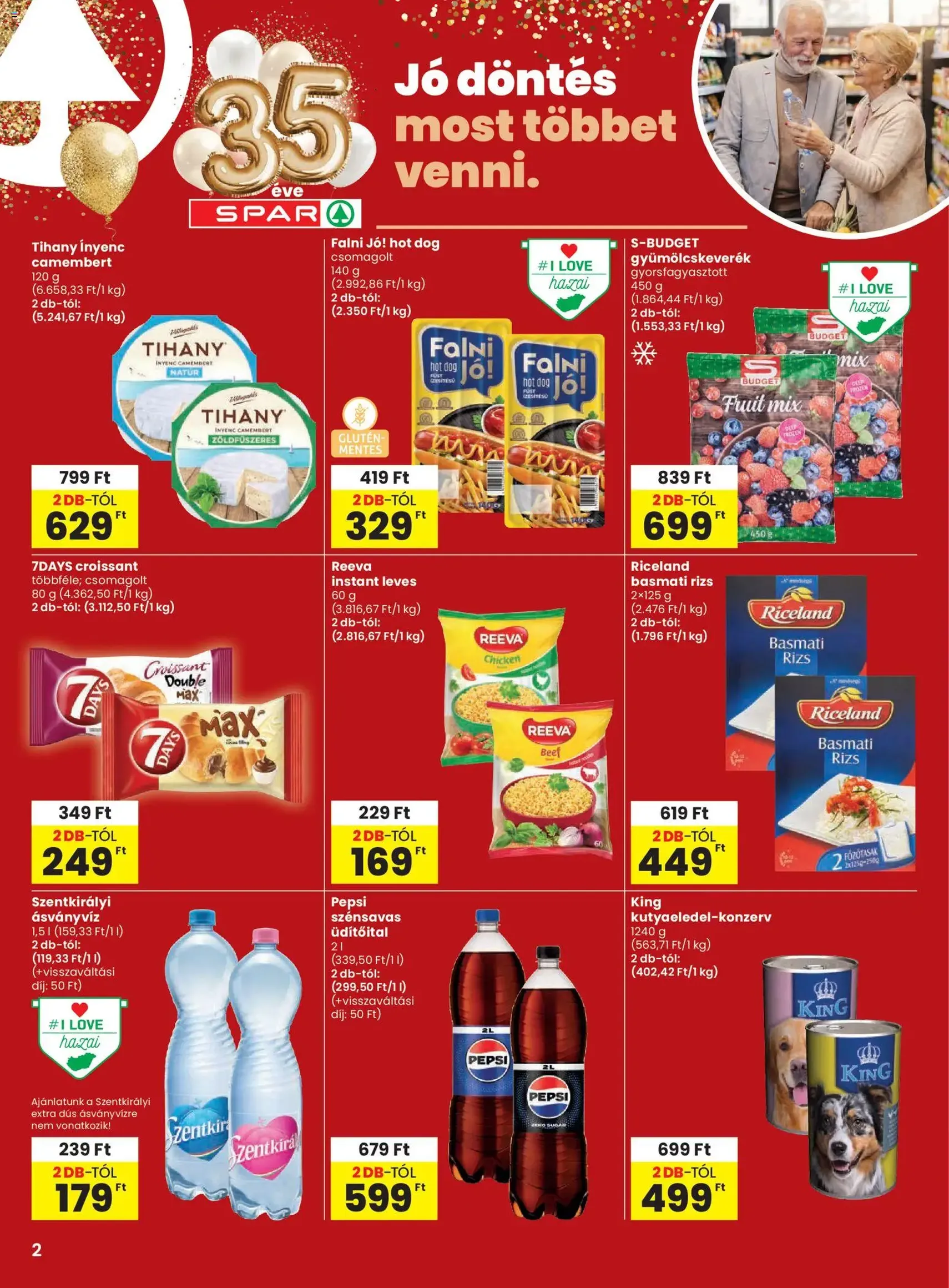 Spar Akciós újság - 2026.02.12. érvényes szórólap 2 oldal 20 oldalból