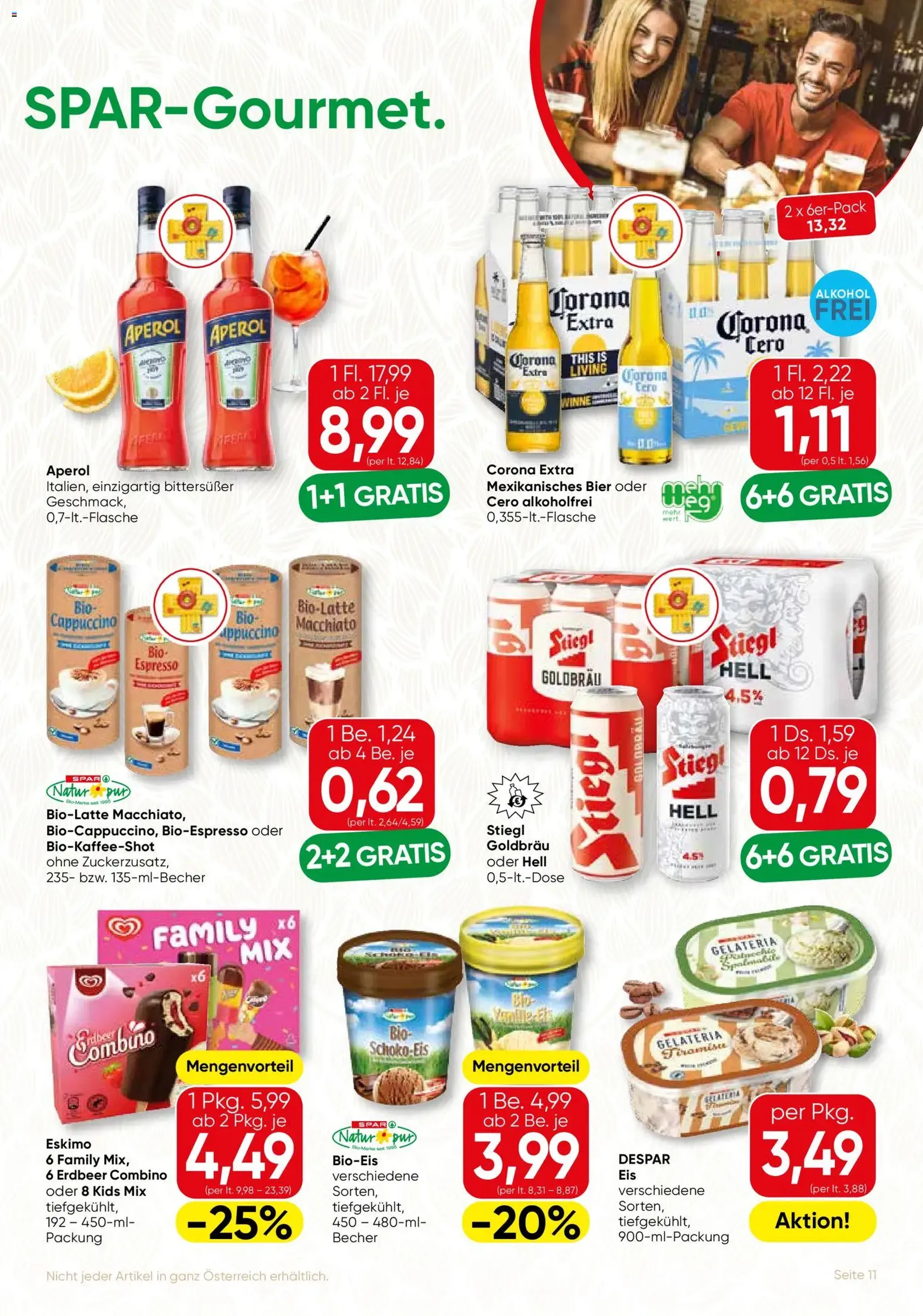 SPAR Gourmet Flugblatt - Gültiger Prospekt ab 16.07.2026, Seite 11 von insgesamt 12