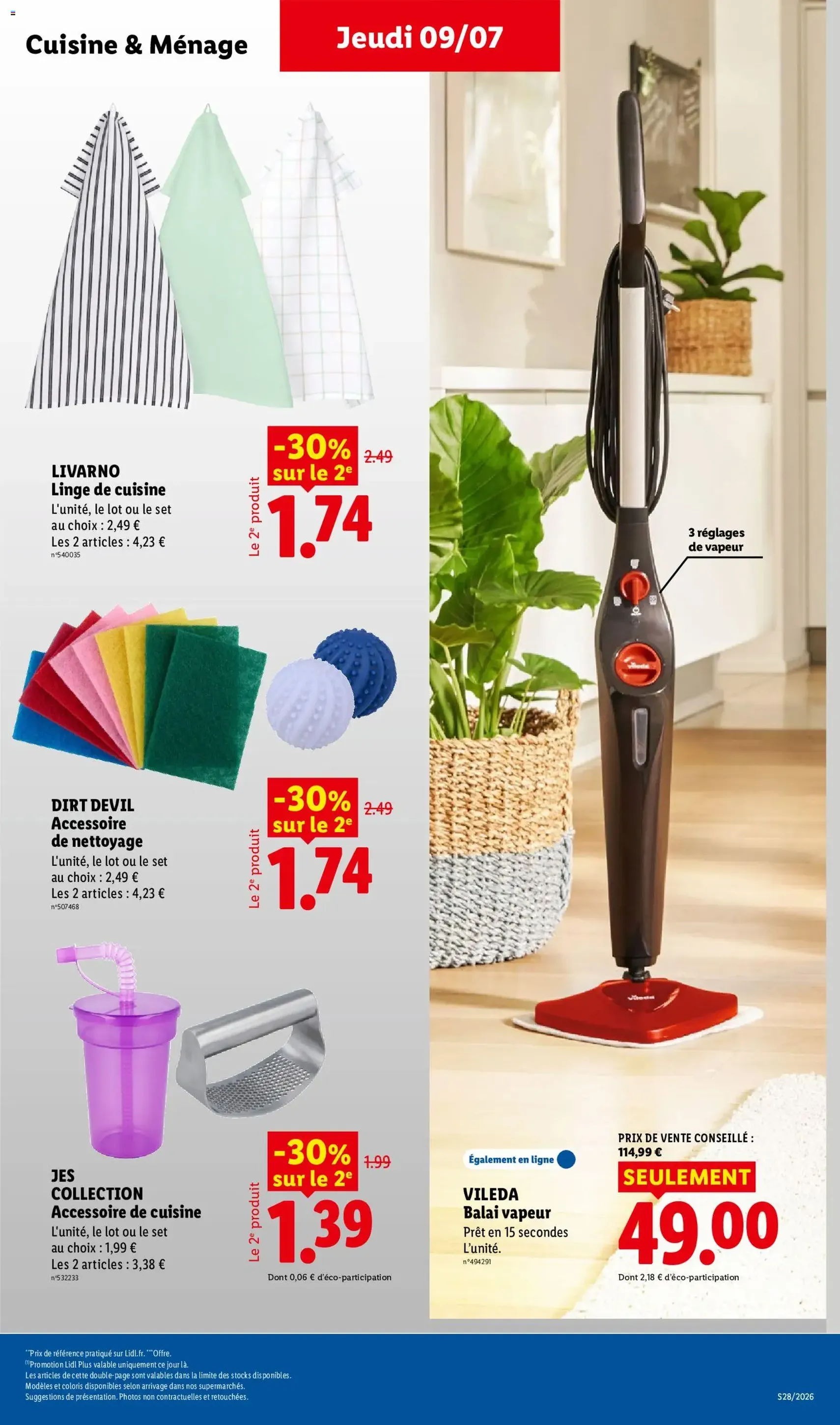 LIDL catalogue - brochure valable à partir du 09/07/2026, page 45 sur 68