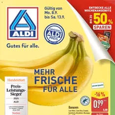 Aldi Prospekt - Prospekt Vorschau gültig ab 08.09.2025