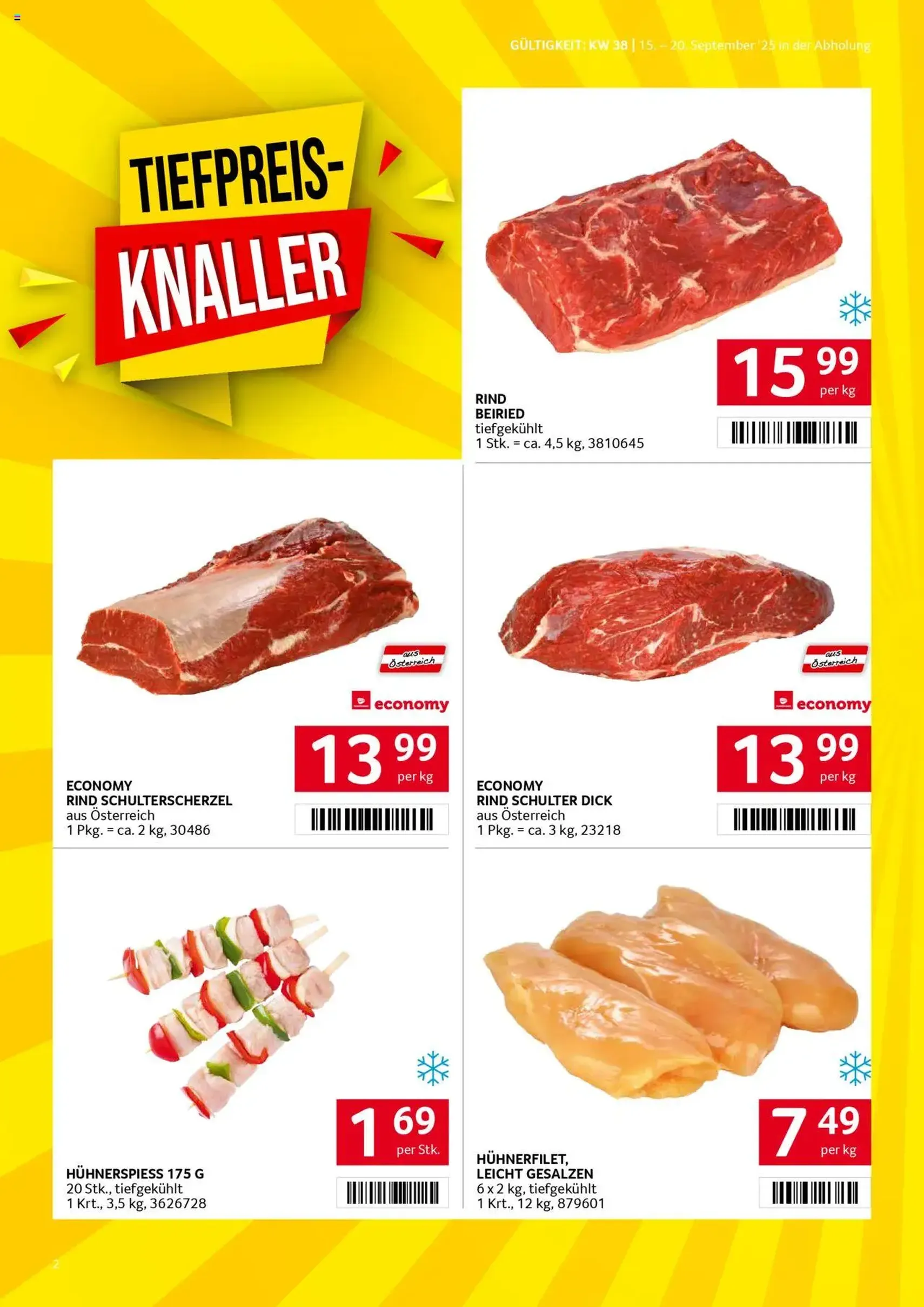 Transgourmet Flugblatt - Gültiger Prospekt ab 14.09.2025, Seite 2 von insgesamt 36 Transgourmet Flugblatt - Gültiger Prospekt ab 14.09.2025, Seite 2 von insgesamt 36