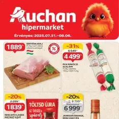 Auchan Akciós újság - szórólap előnézete érvényes 2025.07.31. -tól