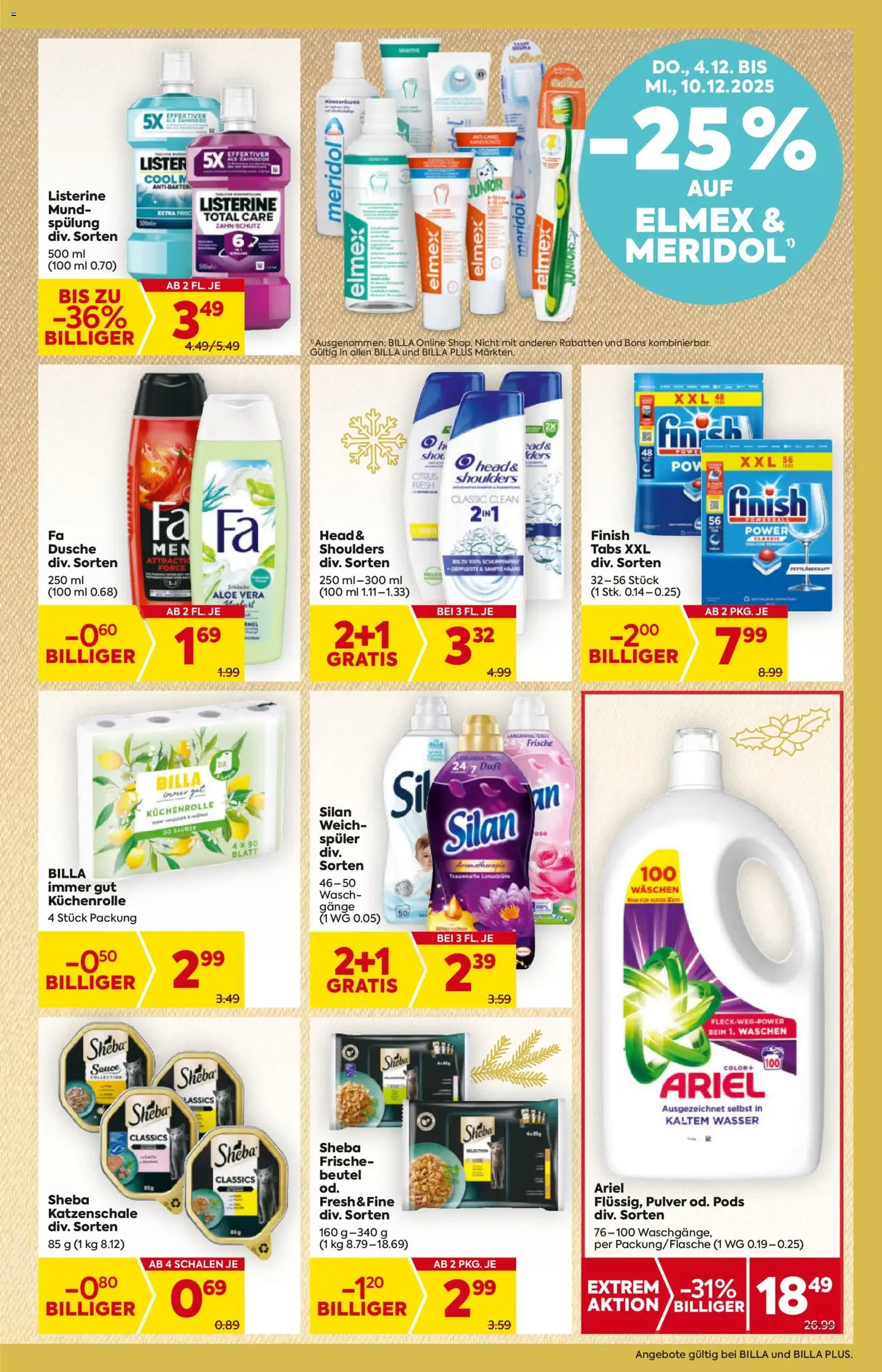 Billa Flugblatt - Gültiger Prospekt ab 04.12.2025, Seite 19 von insgesamt 20