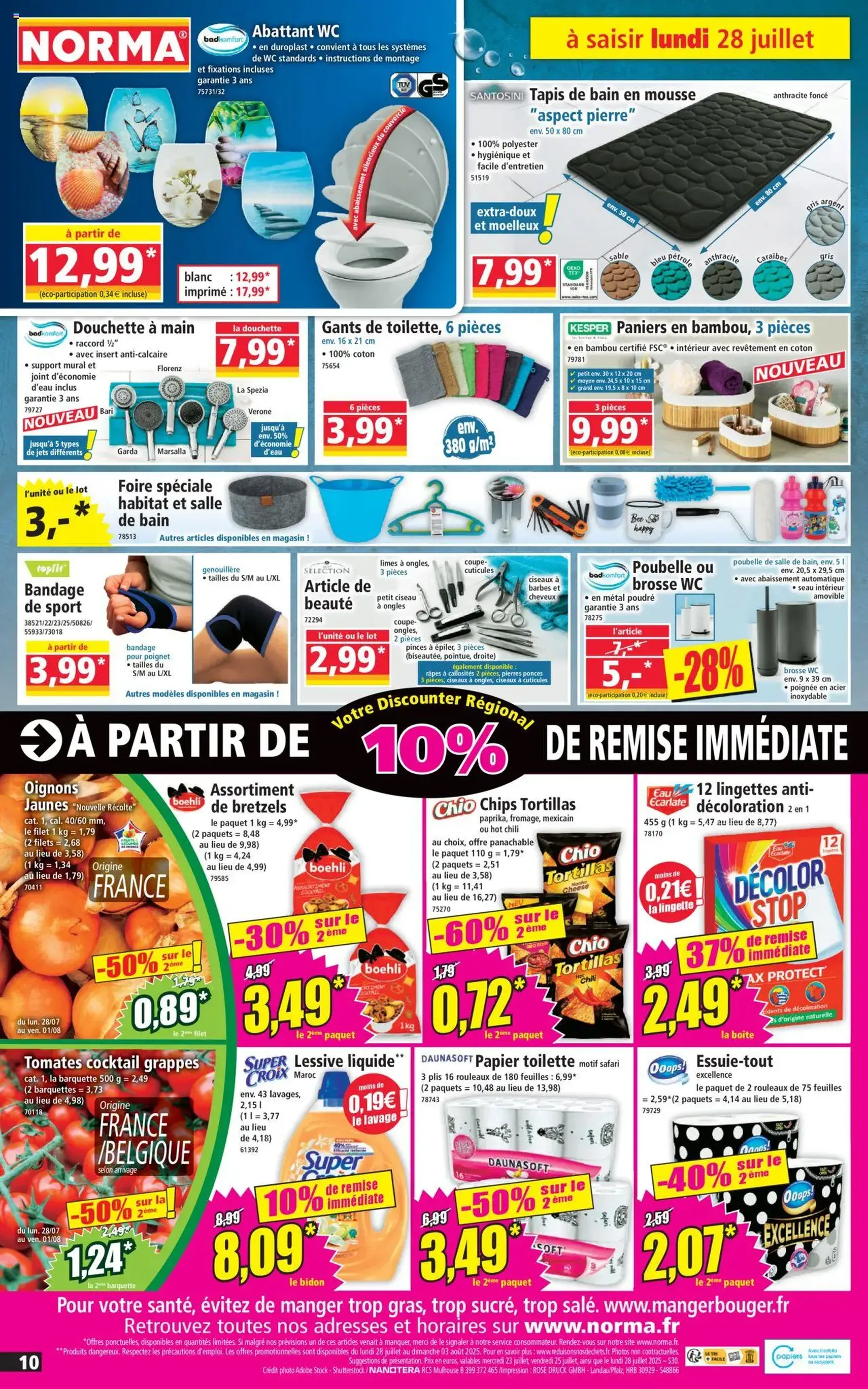 Norma catalogue - brochure valable à partir du 23/07/2025, page 10 sur 12 Norma catalogue - brochure valable à partir du 23/07/2025, page 10 sur 12