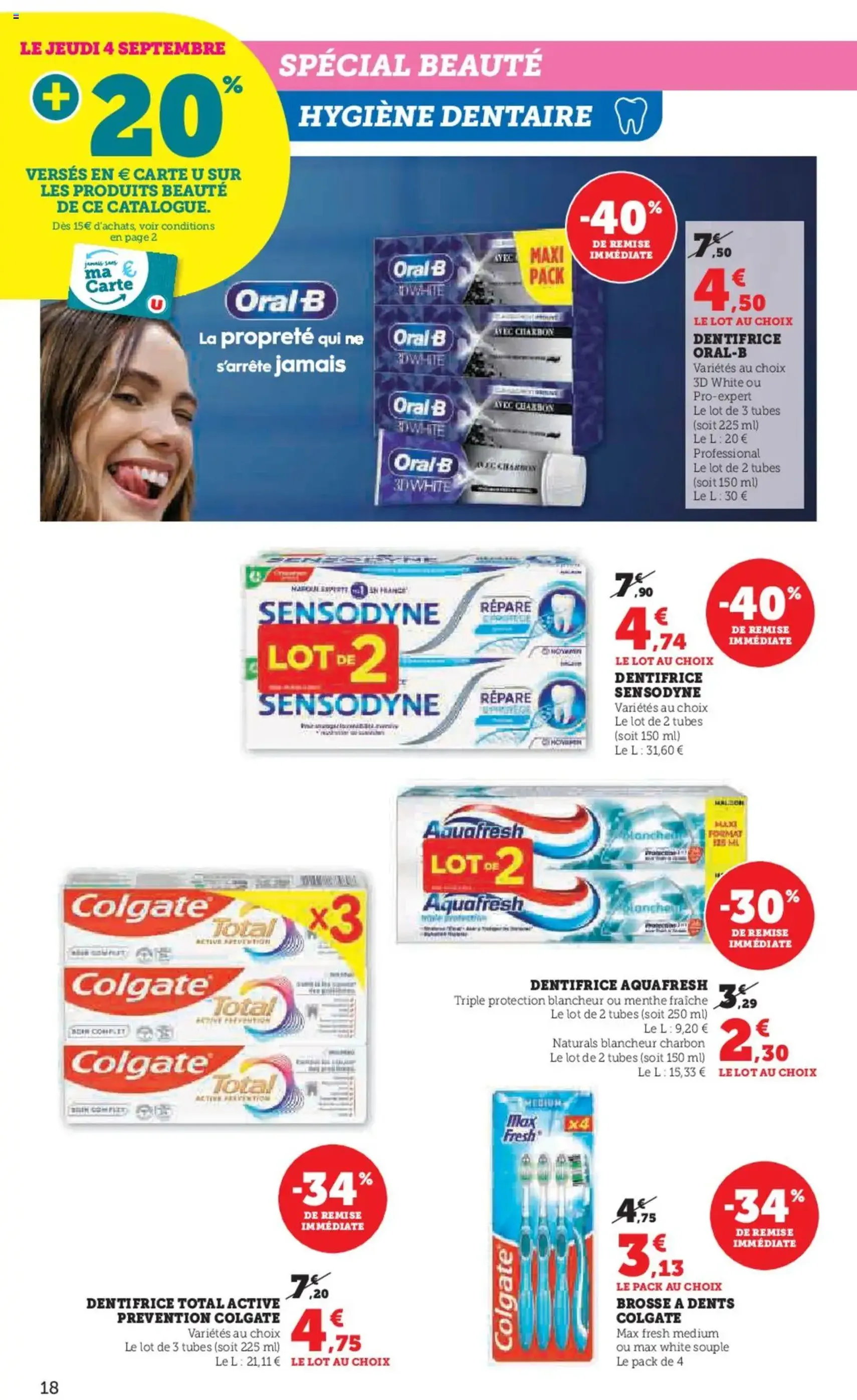 Super U catalogue - brochure valable à partir du 02/09/2025, page 18 sur 52 Super U catalogue - brochure valable à partir du 02/09/2025, page 18 sur 52