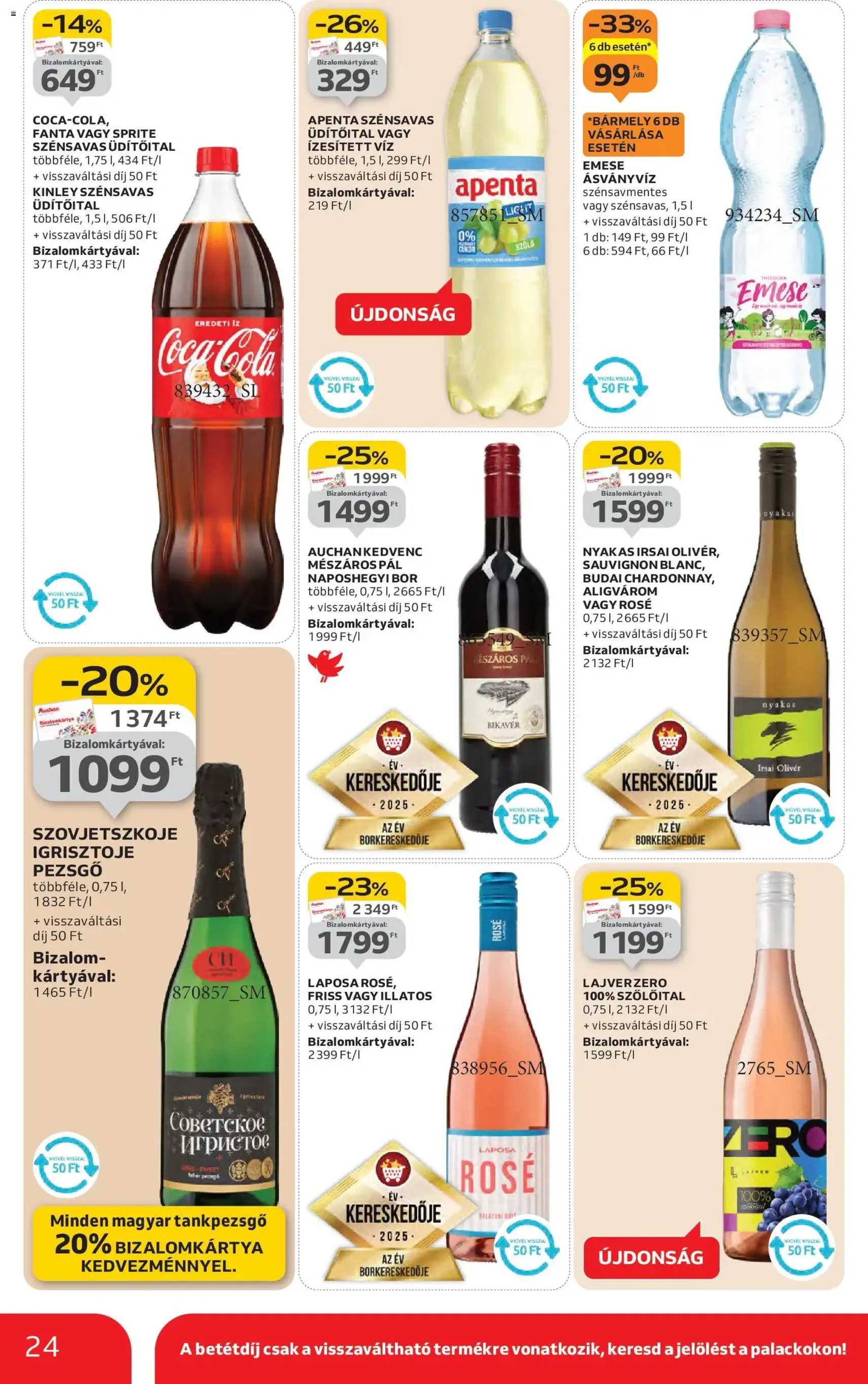 Auchan Akciós újság - 2026.01.22. érvényes szórólap 24 oldal 44 oldalból