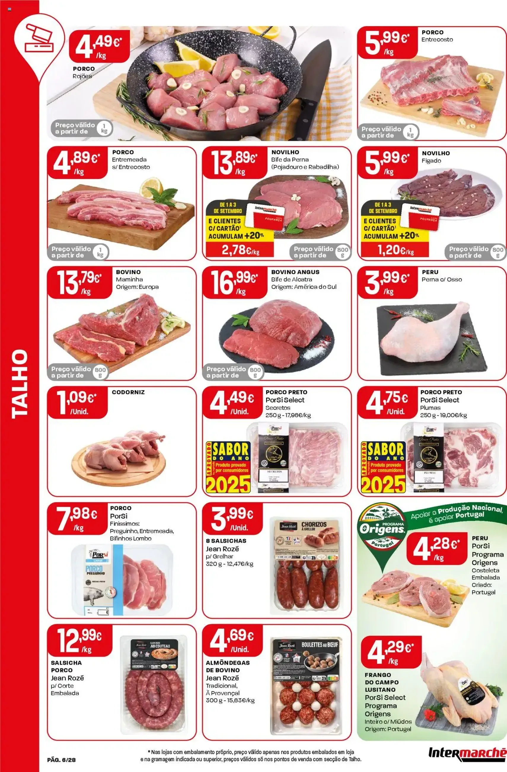 Intermarché folheto - folheto válido a partir de 28/08/2025 página 6 de 28 Intermarché folheto - folheto válido a partir de 28/08/2025 página 6 de 28