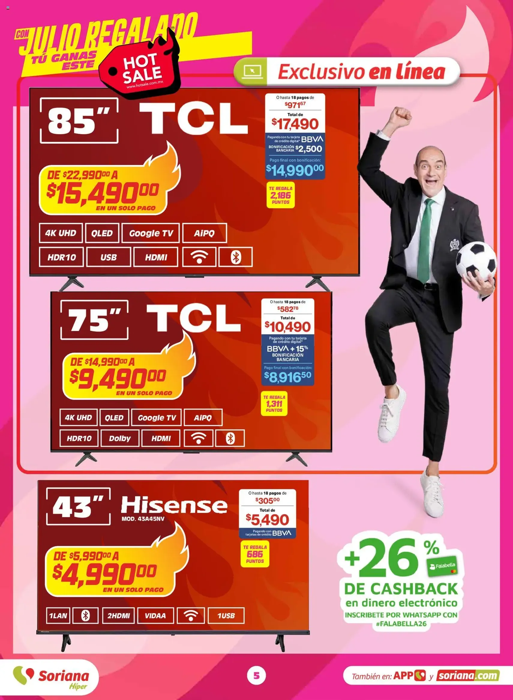 Soriana Hot Sale - folleto válido desde 25/05/2026 página 5 de 47