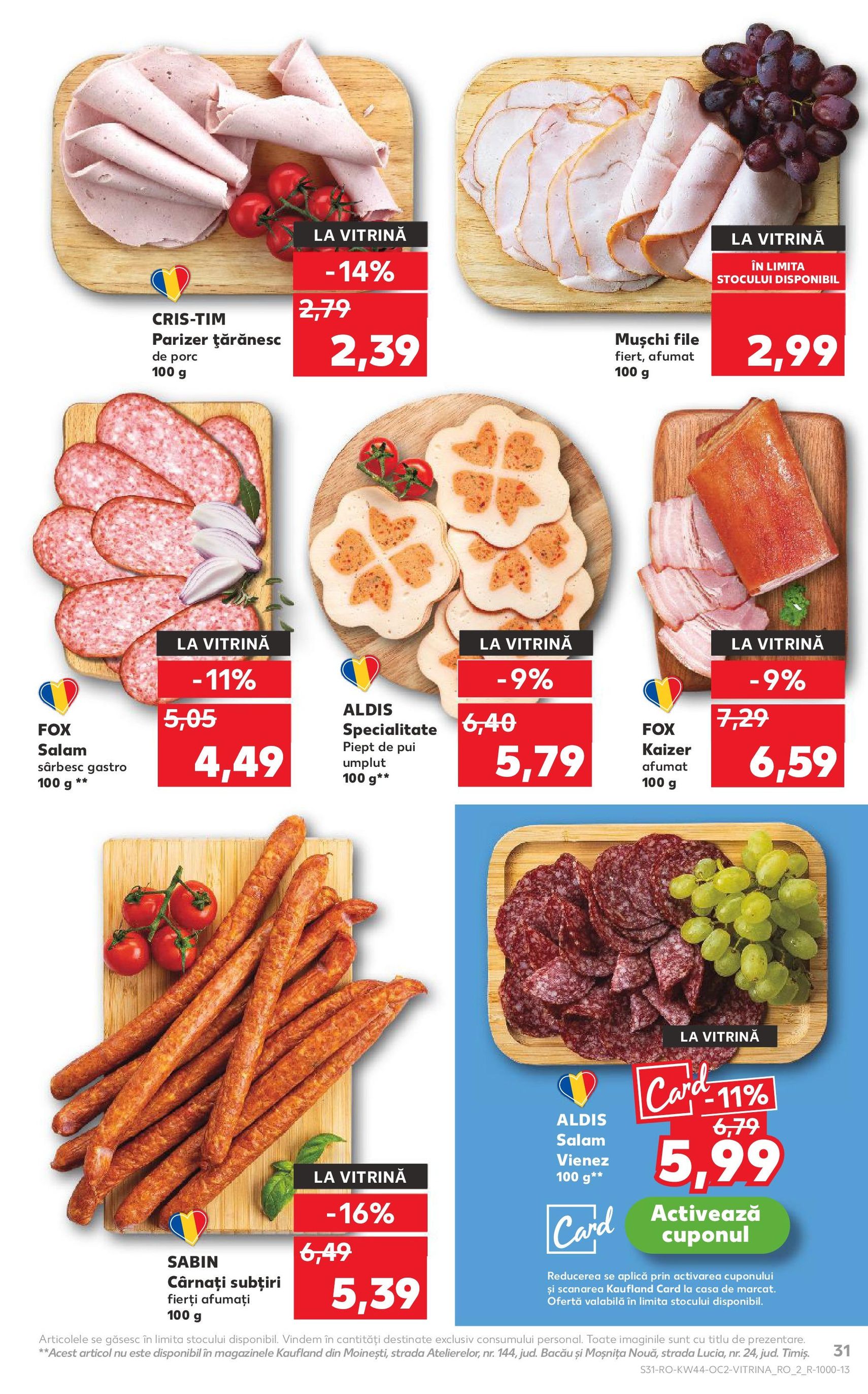 Catalog Kaufland - Bucureşti - cataloage valabile începând cu 29.10.2025 pagina 31 din 70 Catalog Kaufland - Bucureşti - cataloage valabile începând cu 29.10.2025 pagina 31 din 70