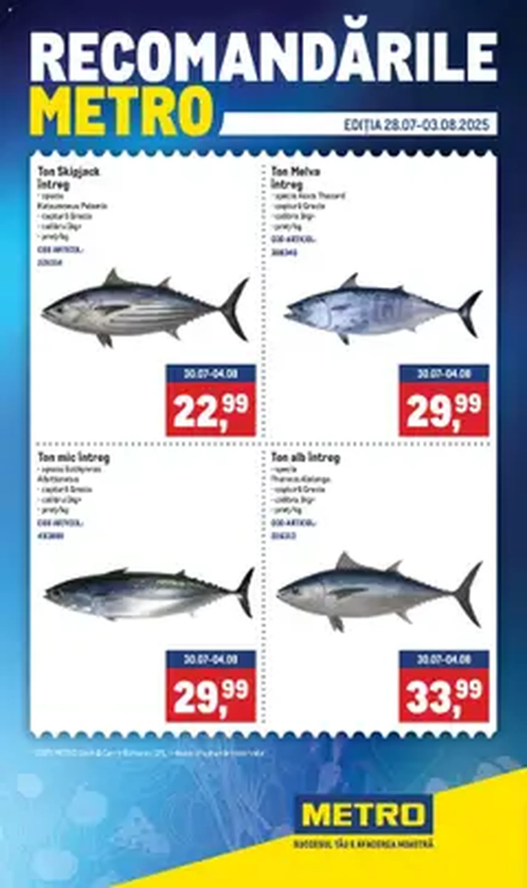 Metro catalog - Recomandările - cataloage valabile începând cu 28.07.2025 pagina 1 din 1
