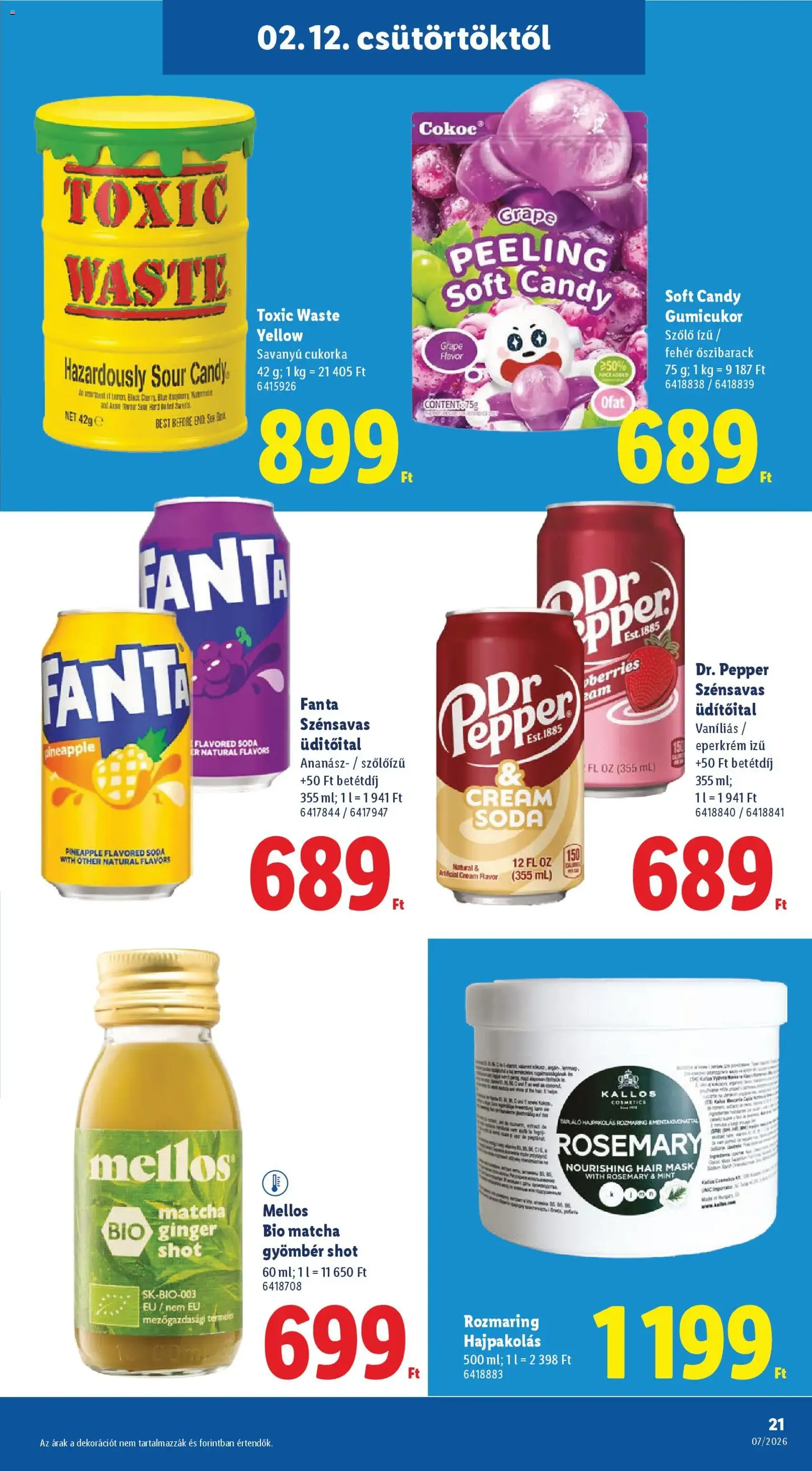 Lidl Akciós újság - 2026.02.12. érvényes szórólap 21 oldal 62 oldalból