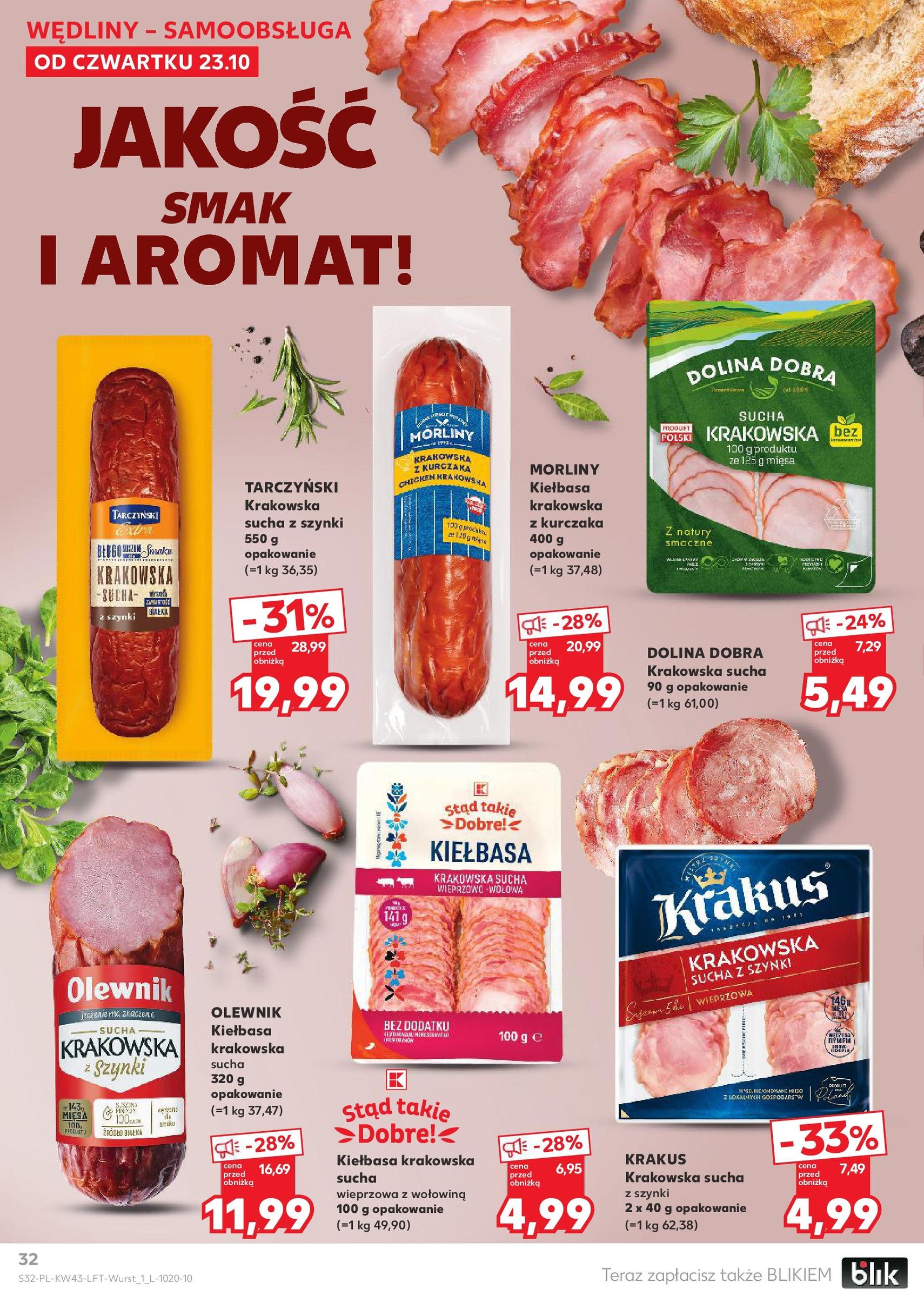 Kaufland gazetka - ważny gazetka od 23.10.2025 strona 32 z 67 Kaufland gazetka - ważny gazetka od 23.10.2025 strona 32 z 67