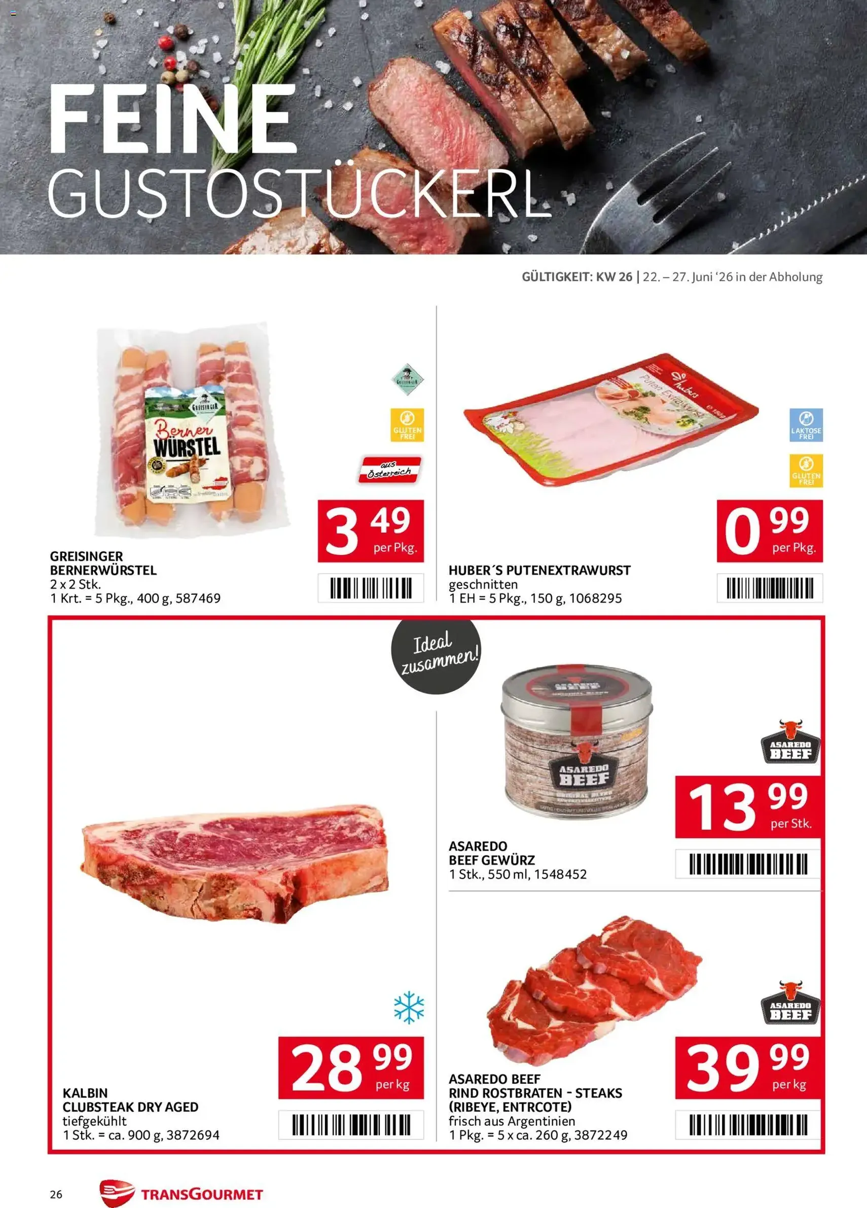Transgourmet Flugblatt - Gültiger Prospekt ab 22.06.2026, Seite 25 von insgesamt 31